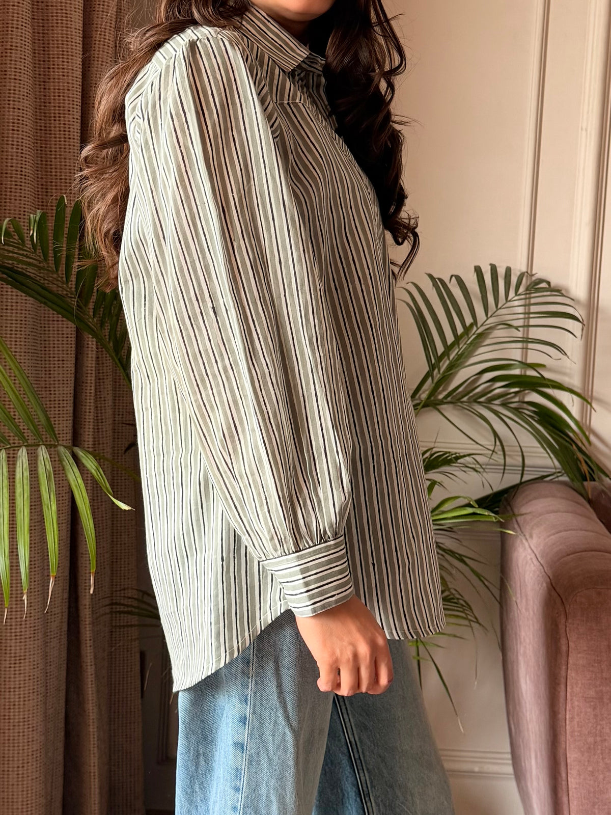 Grey Stripe Shirt