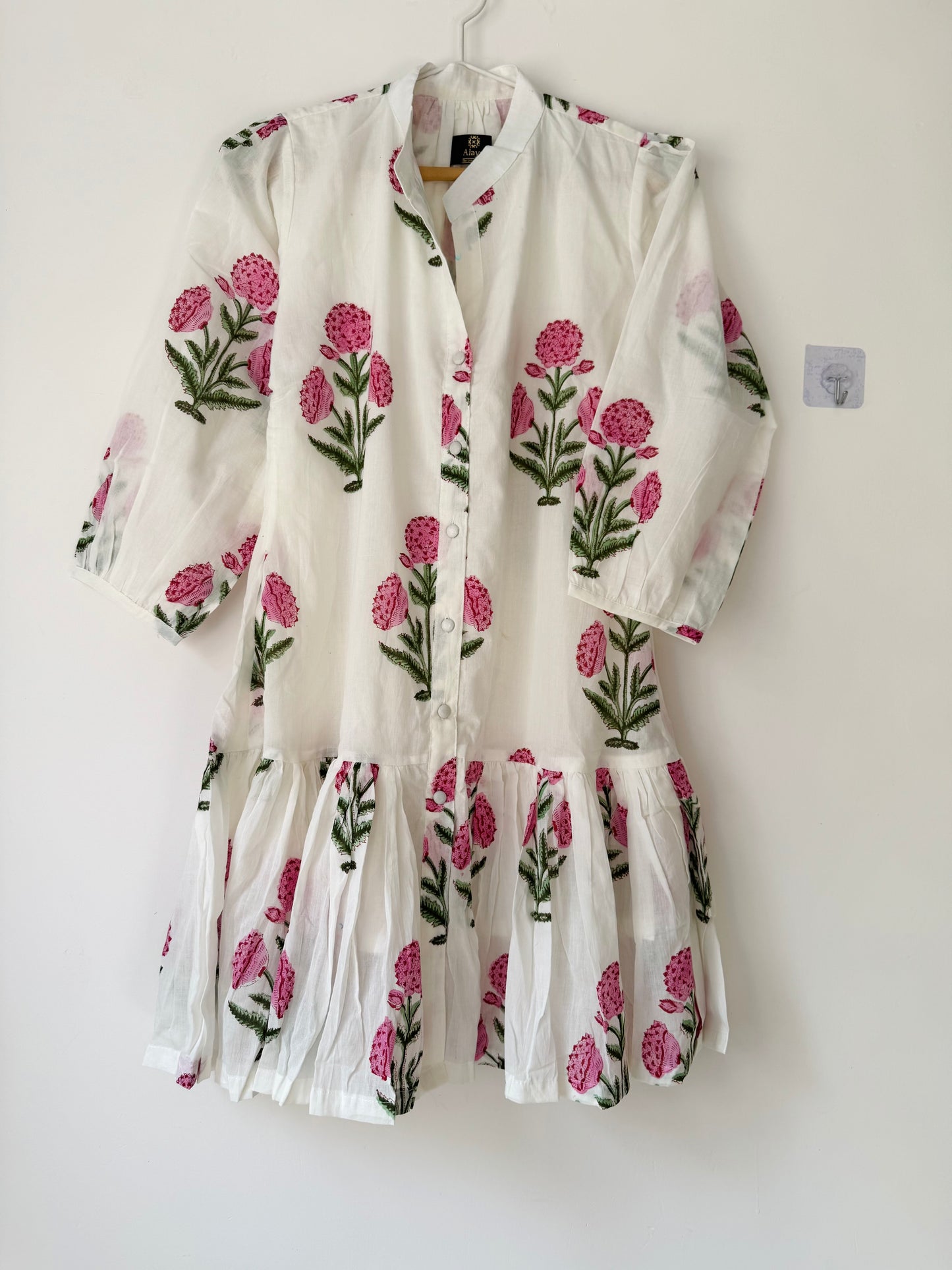 Gulabi Poppy Short Dress - XS