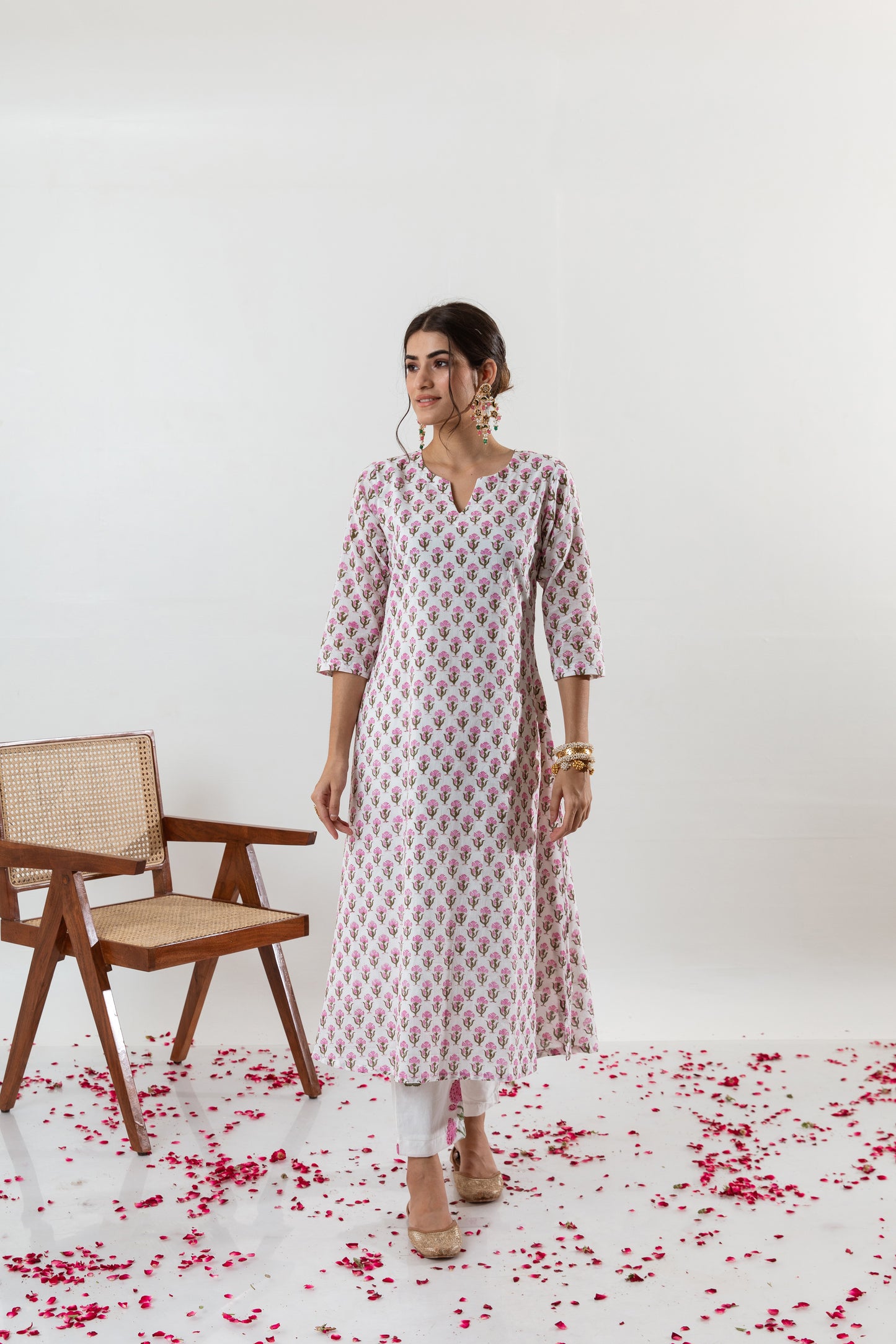 Gulabi Mini Poppy Kurta