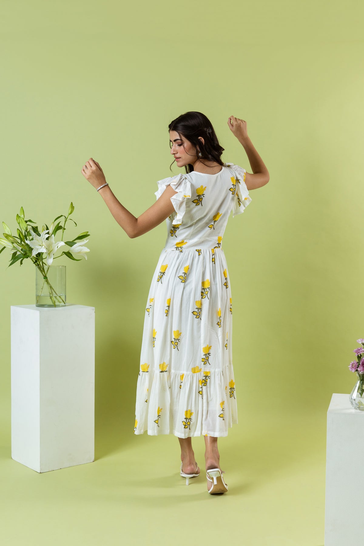 Lemon Tulip Dress