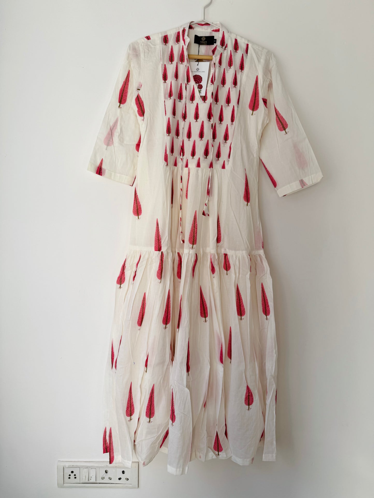 Pink Cypress Kurta - S