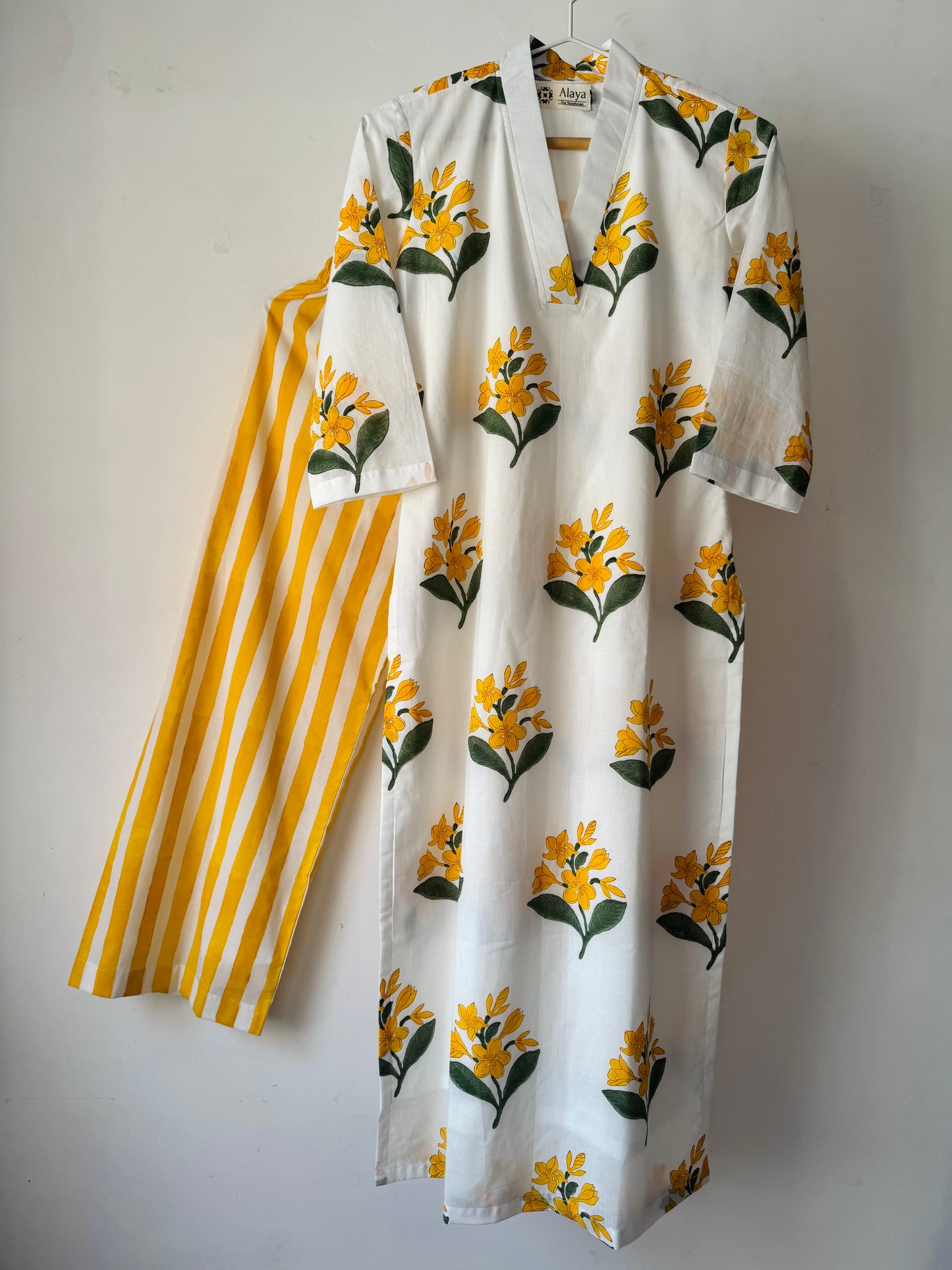 Sunlit Daffodil Kurta Co-ord Set