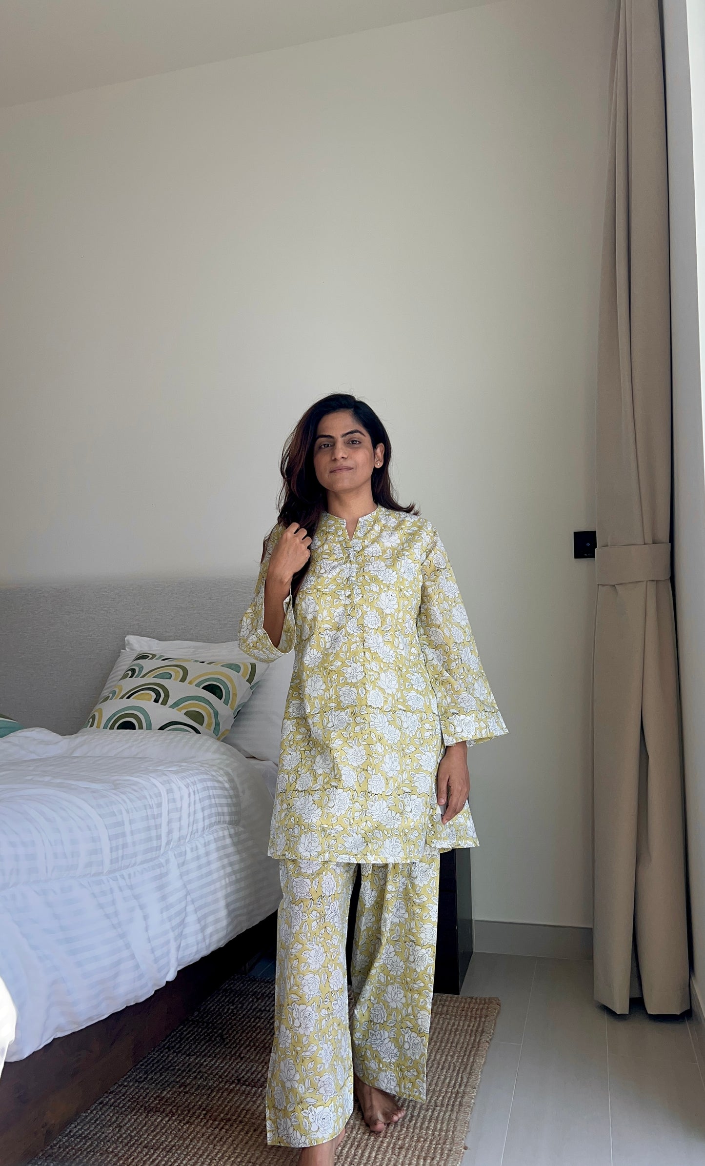 Sage Farshi Salwar Set