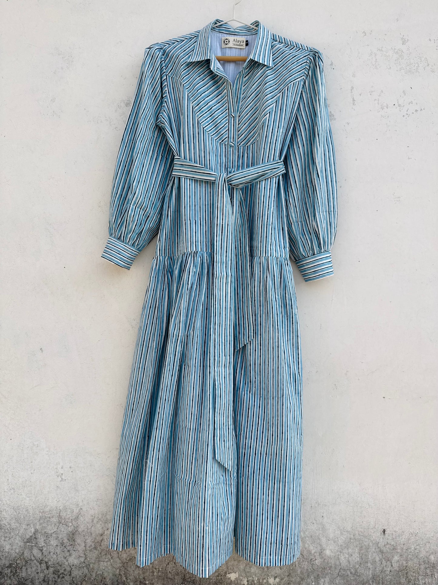 Skyfall Stripe Shirt Dress