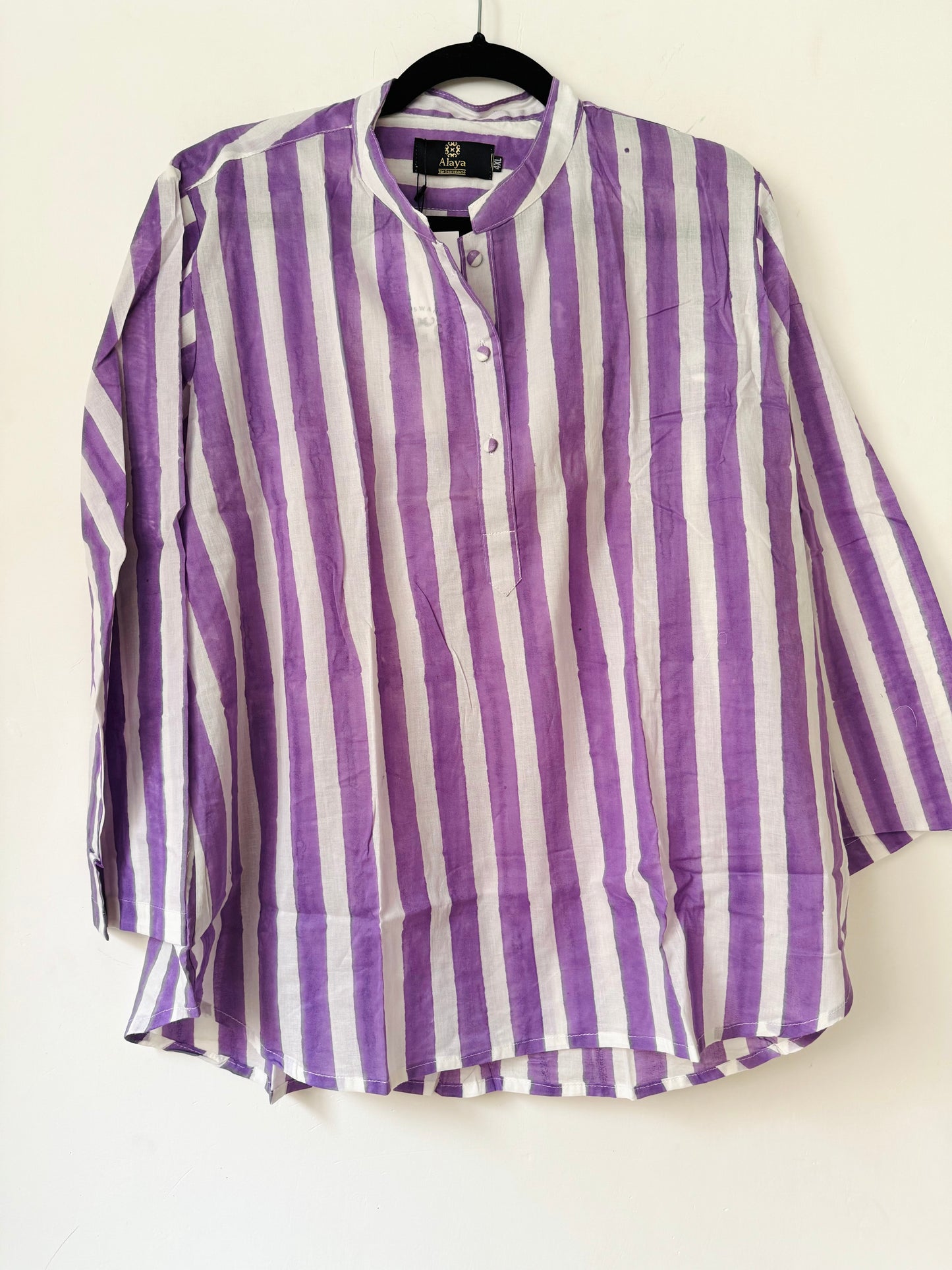 Purple Stripe Shirt - 4XL