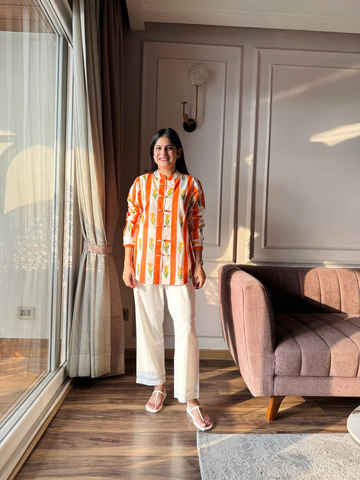 Tangerine - Orange and Yellow Top