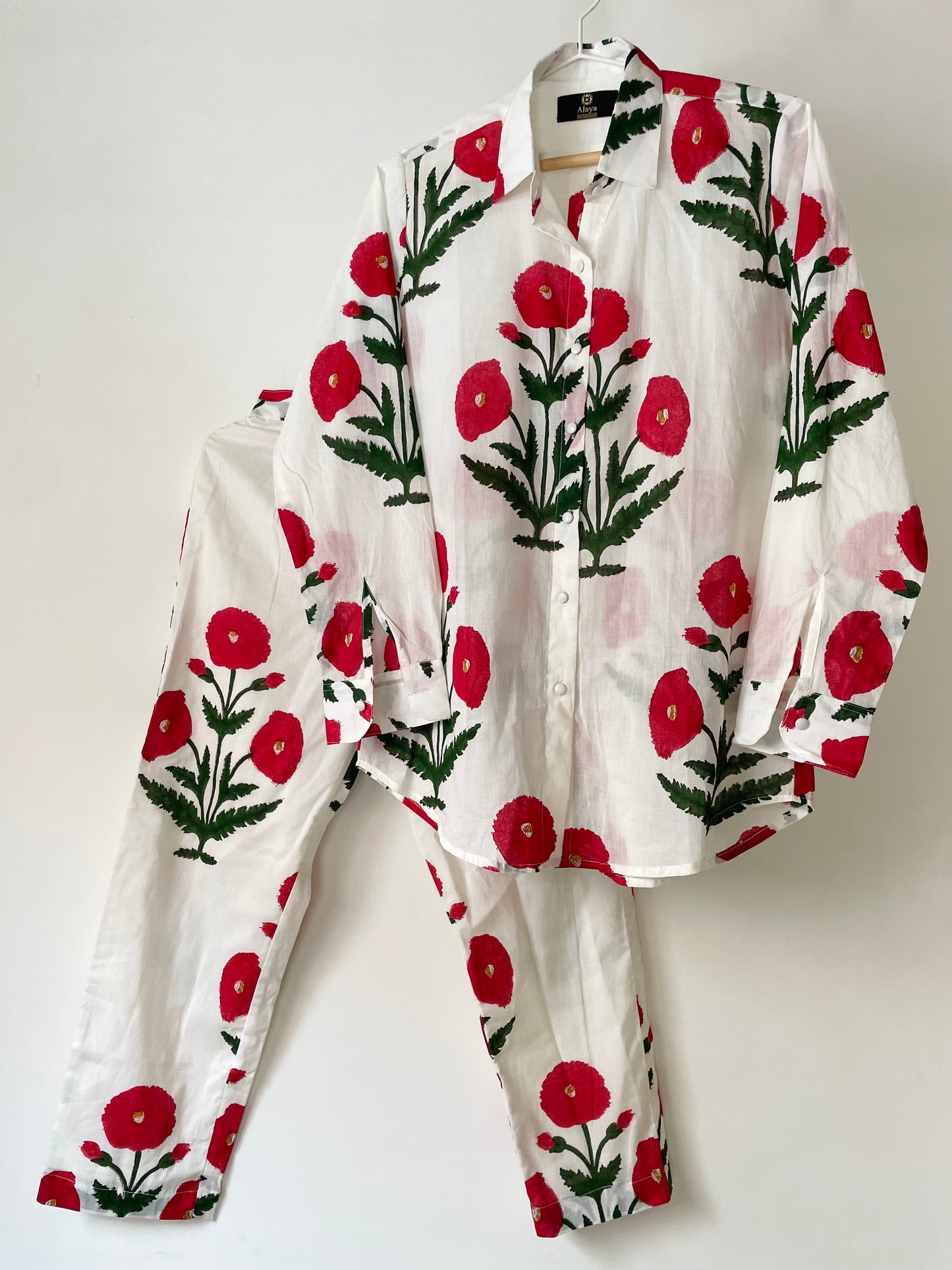 Marsala Poppy Co-ord Set