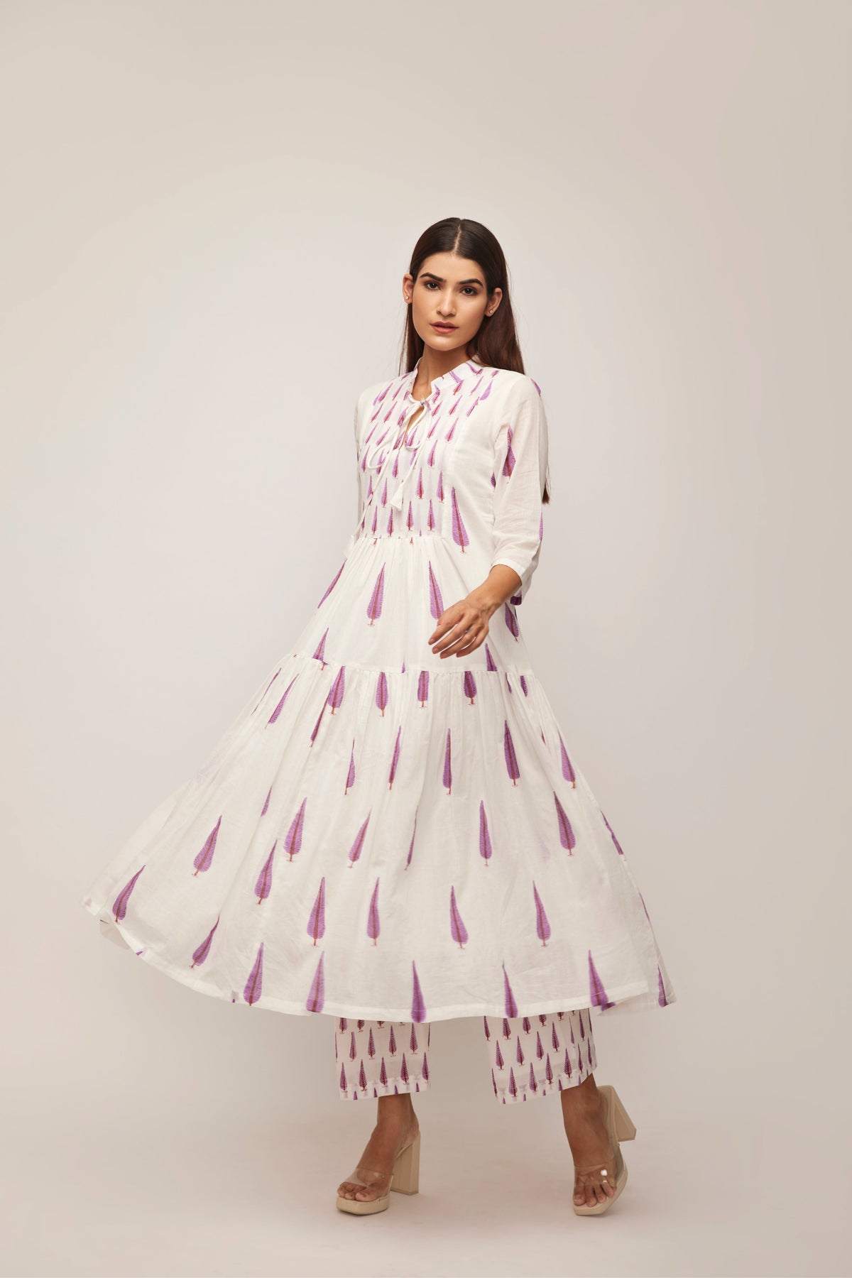 Purple Cypress Kurta