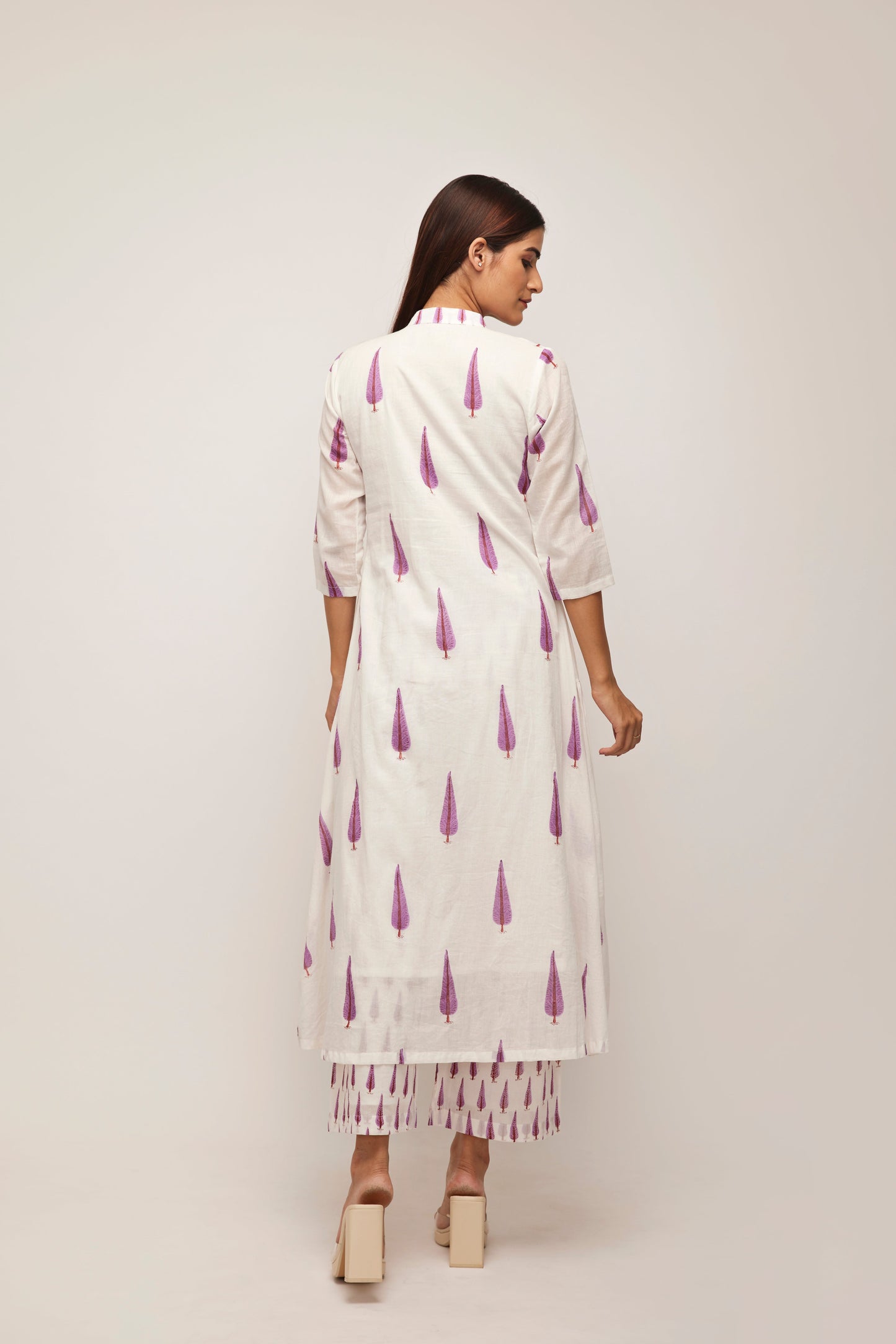 Purple Cypress Kurta