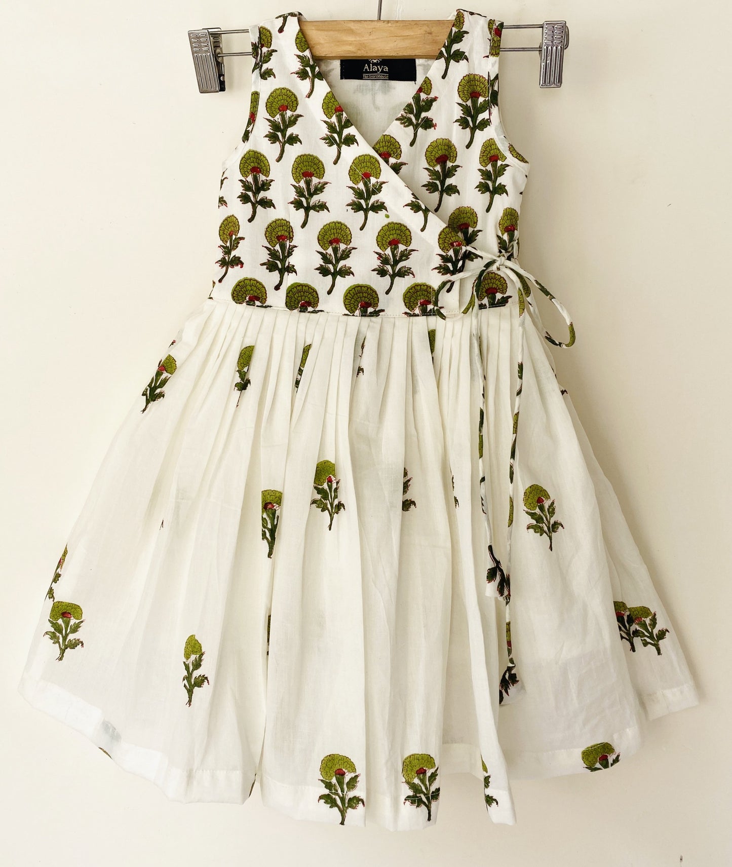 Olive Green Mini Angrakha