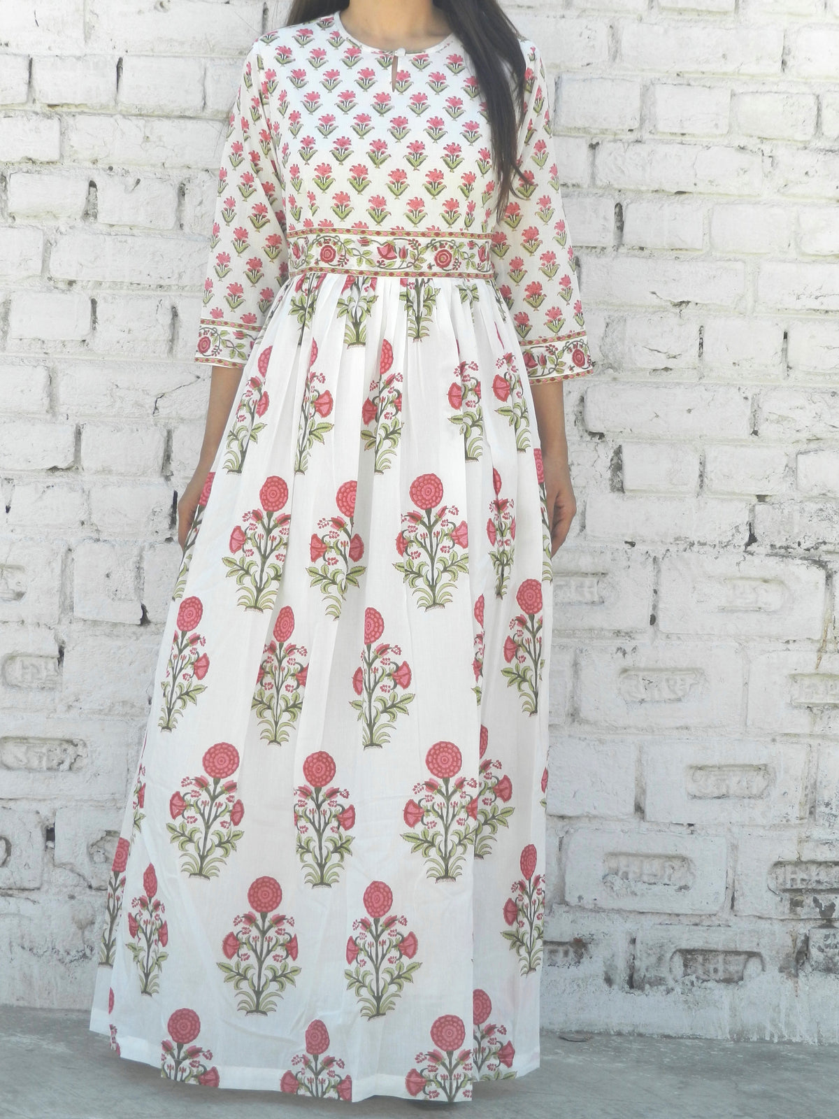 Red Floral Maxi