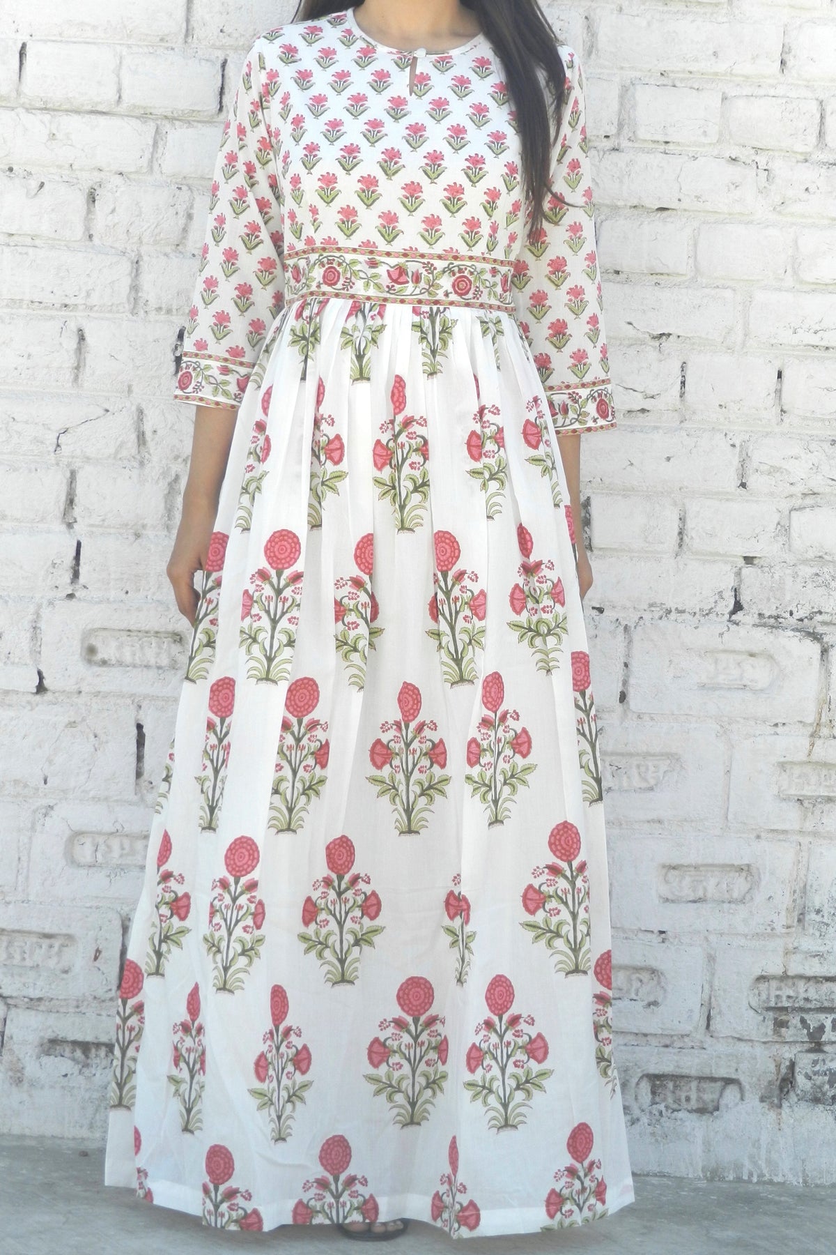 Red Floral Maxi
