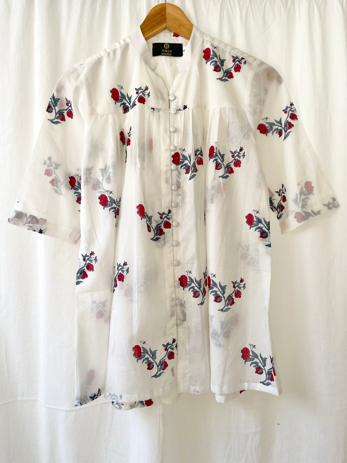 Anar Blockprint Top with Mini print Pants