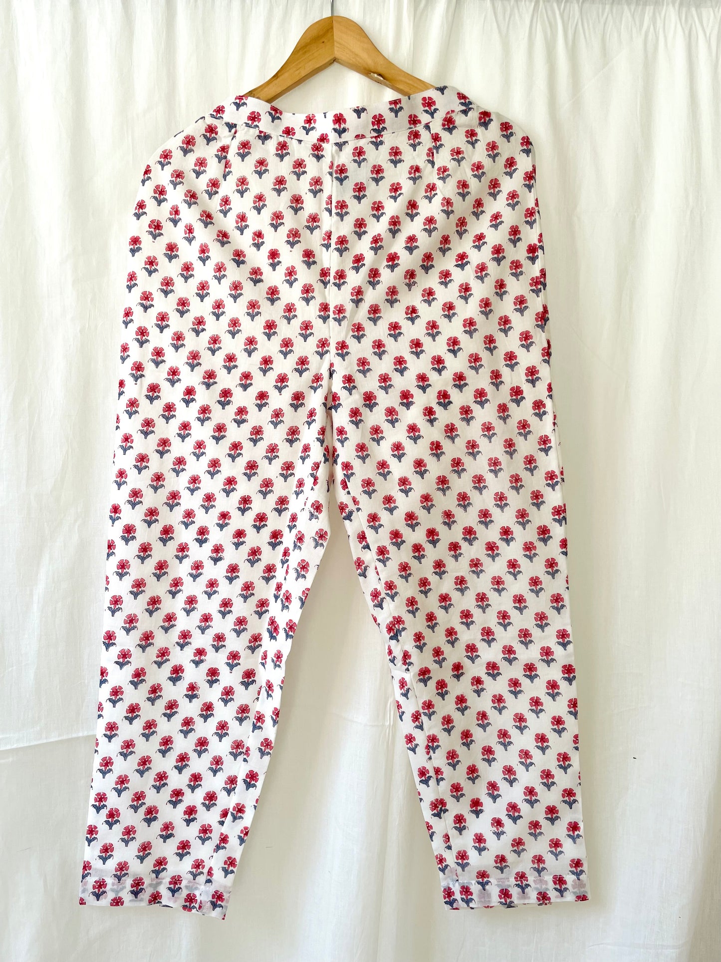 Anar Blockprint Top with Mini print Pants