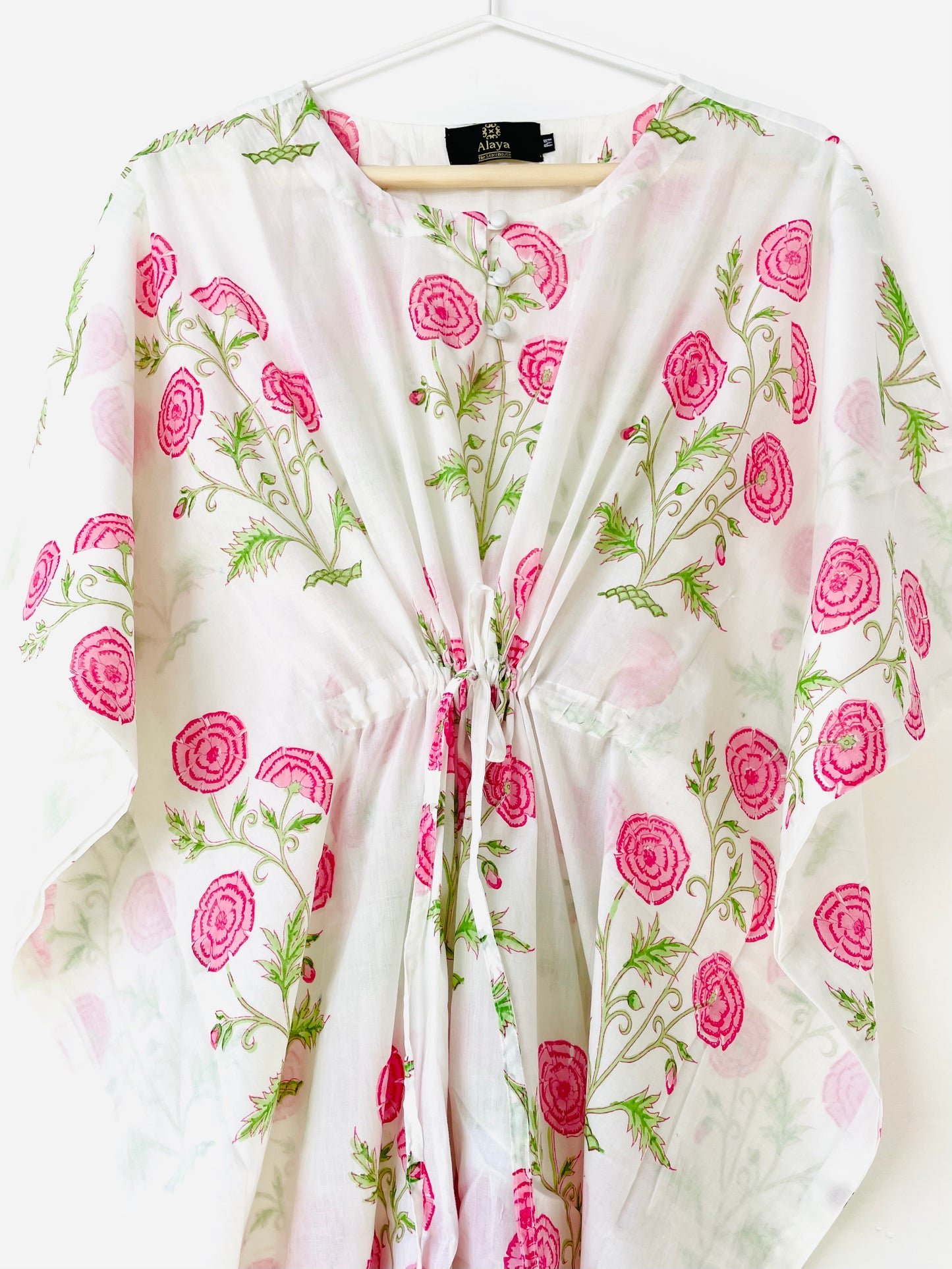 Pink Peony Kaftan