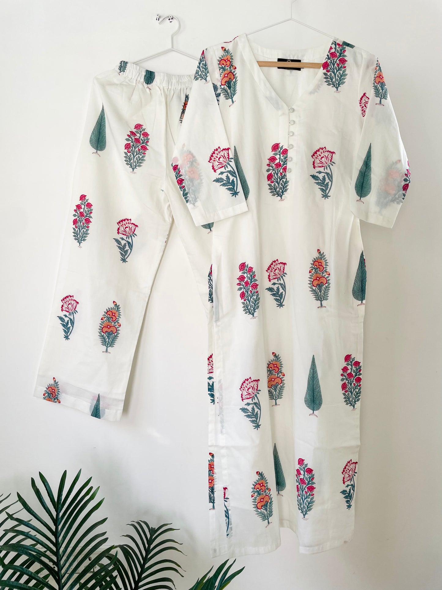 Mughal Gulbhag Kurta Co-ord Set