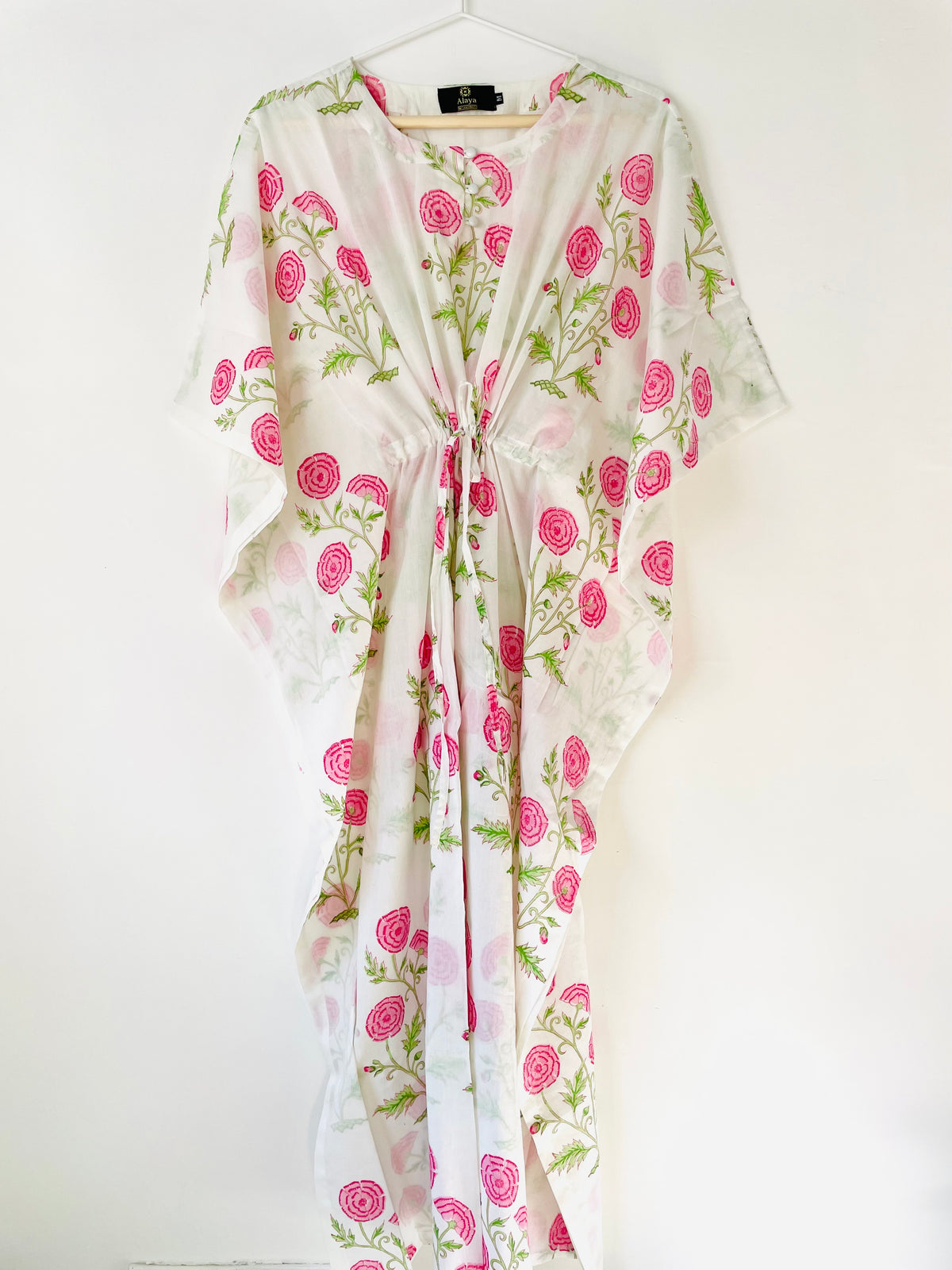 Pink Peony Kaftan