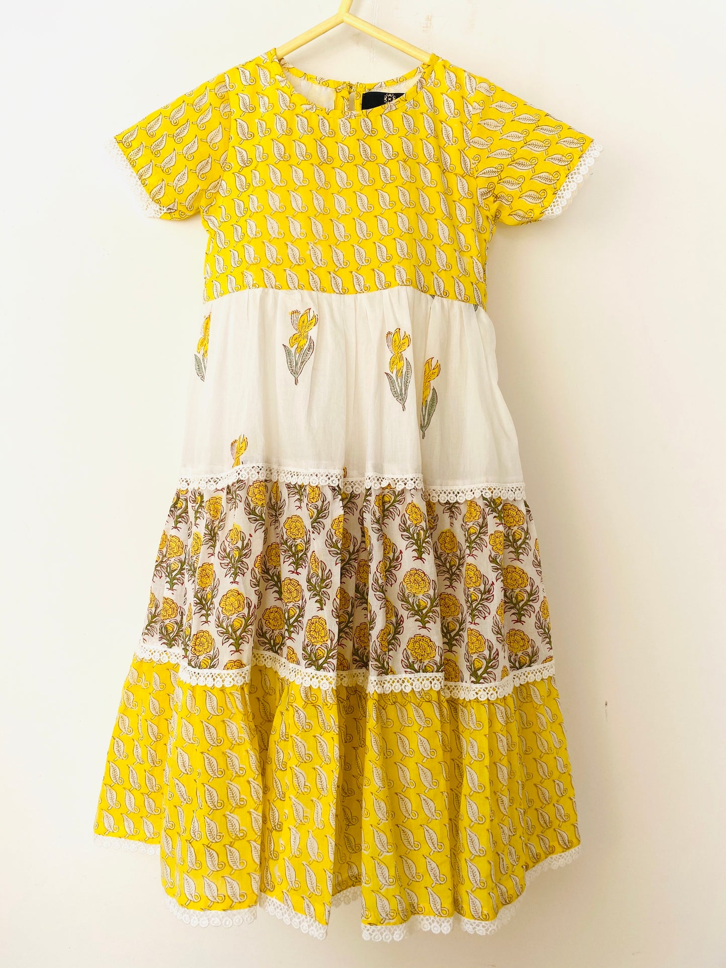 Lemon Mini Flora Mini Dress