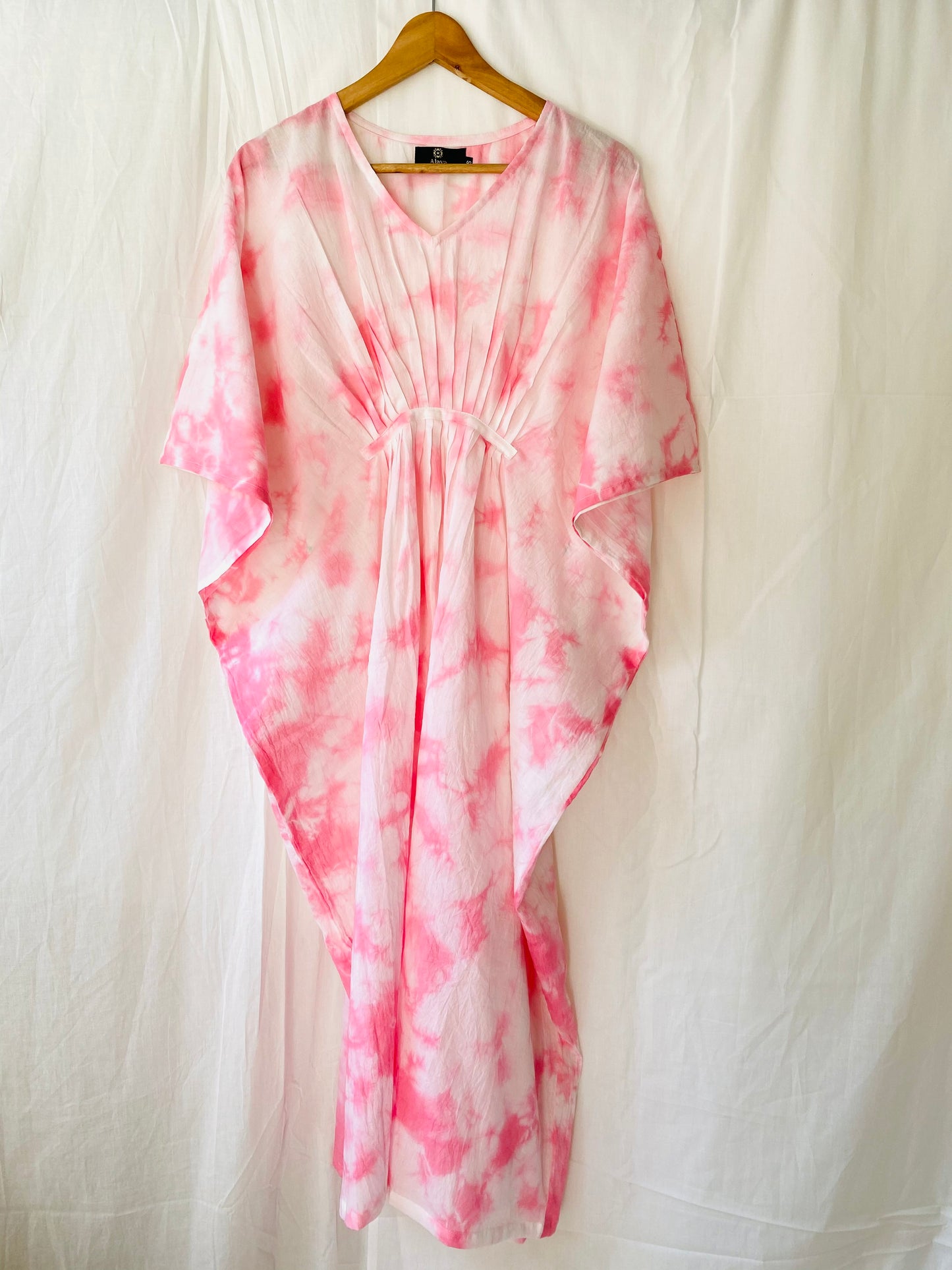 Pink Tie Dye Kaftan