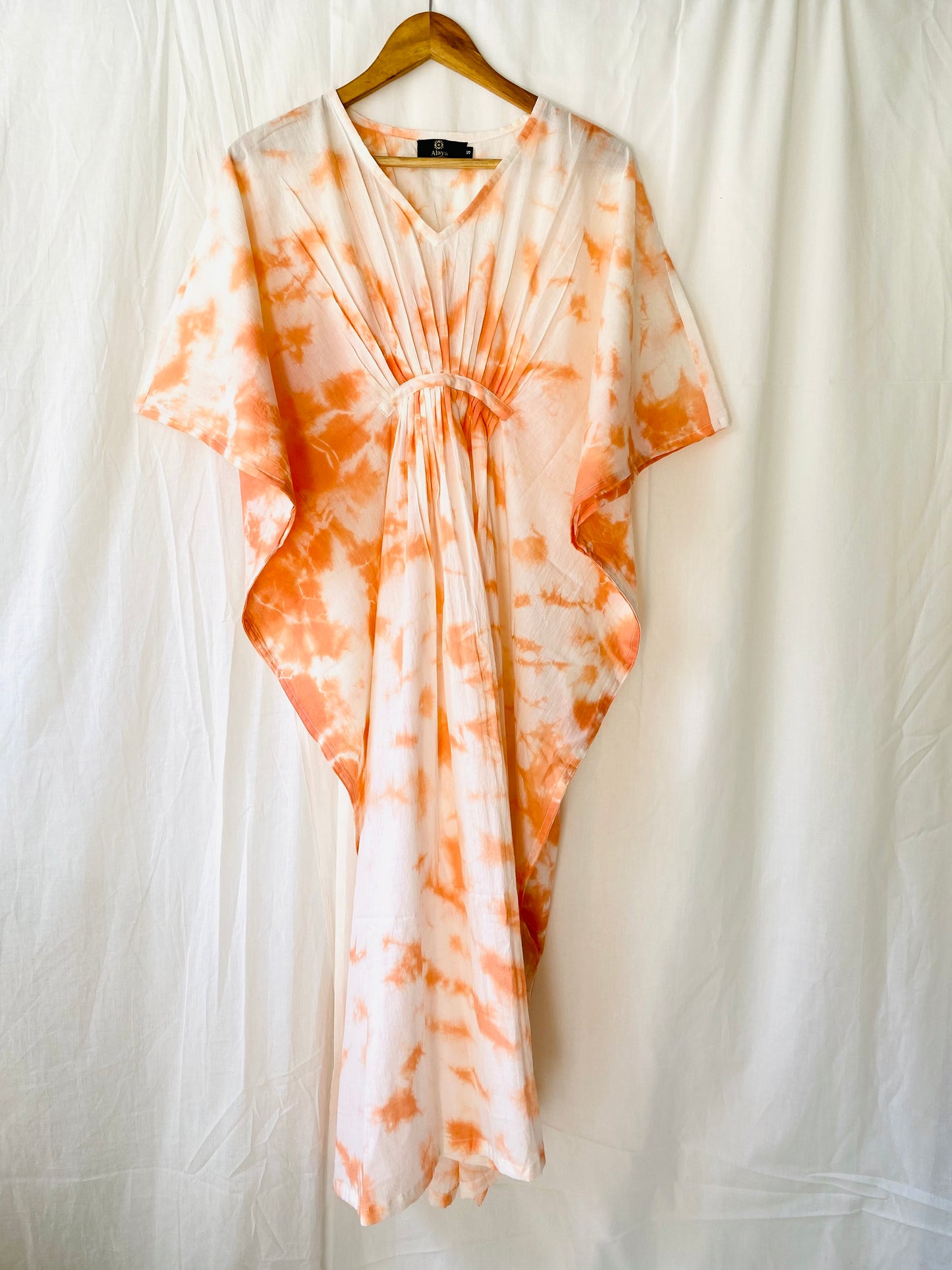 Mud peach Tie Dye Kaftan