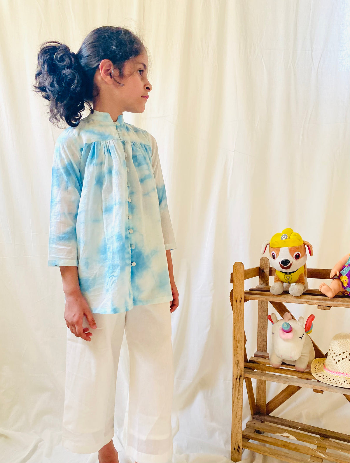 Blue Tie Dye Mini Set