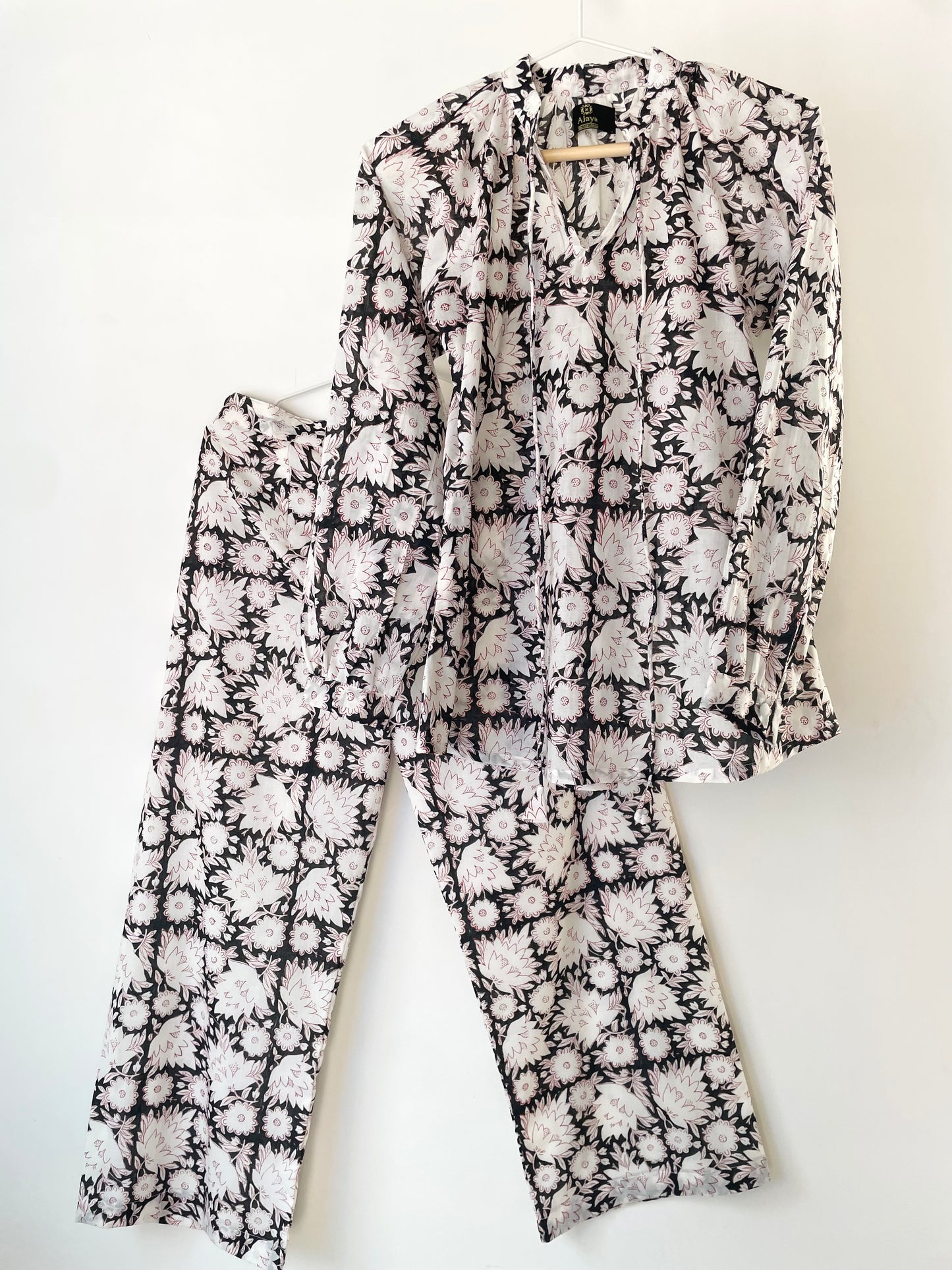 Black Garden Co-ord Set