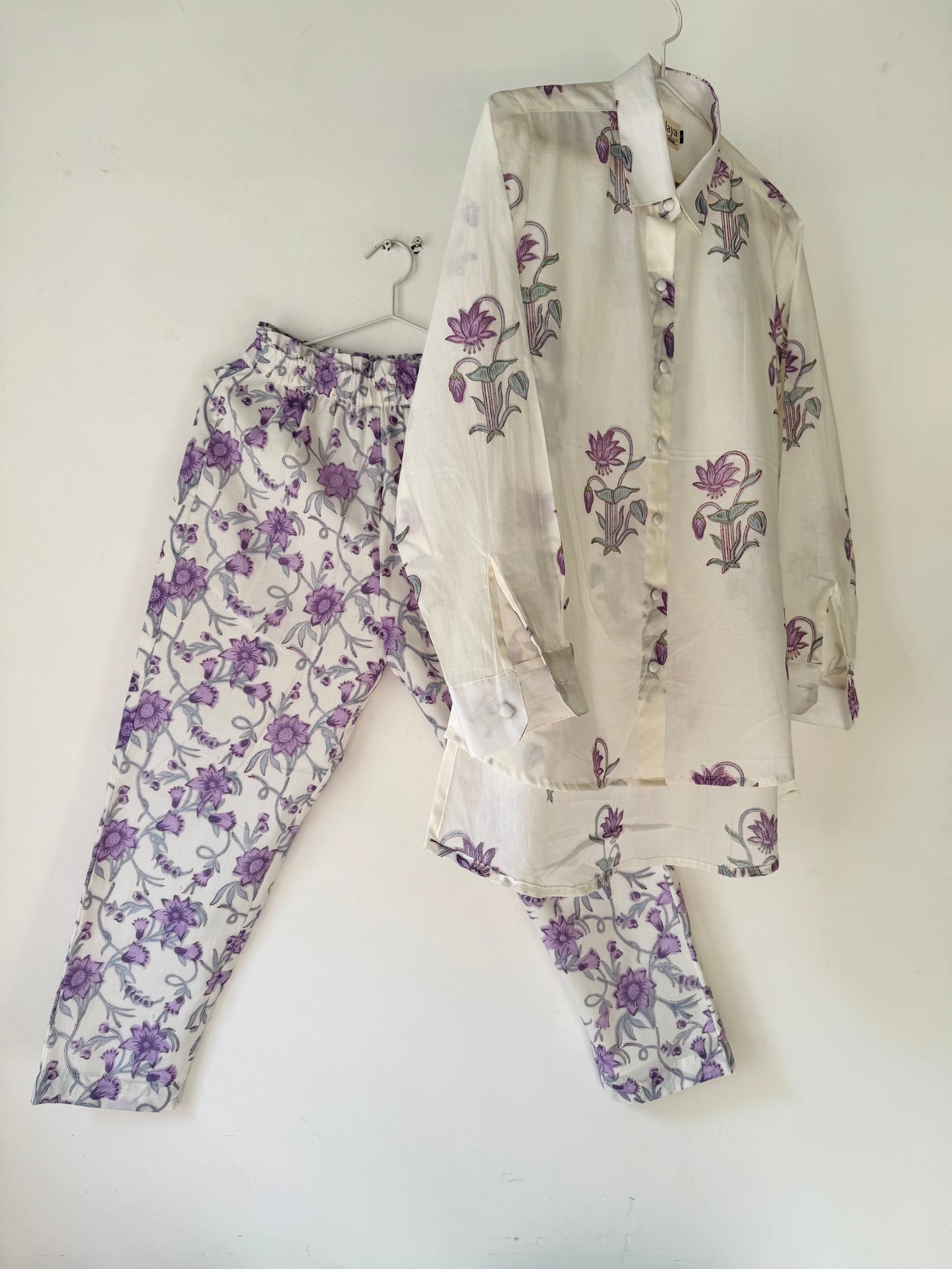 Lavender Lily Shirt, Waistcoat & Pants Set