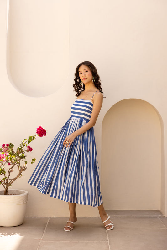 Santorini Stripe Dress