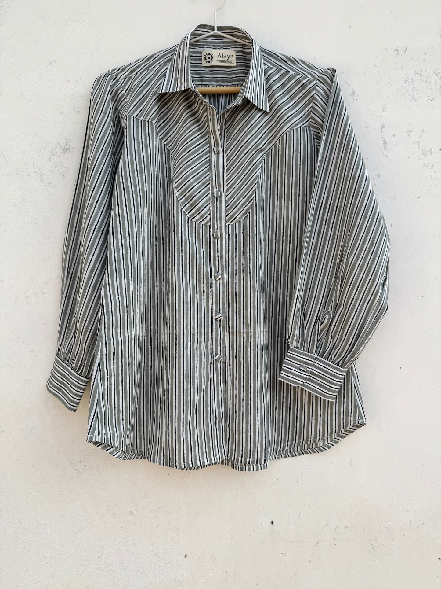 Grey Stripe Shirt