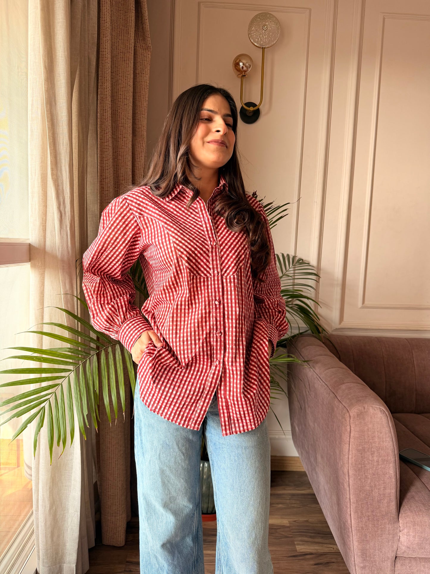 Red Gingham Shirt