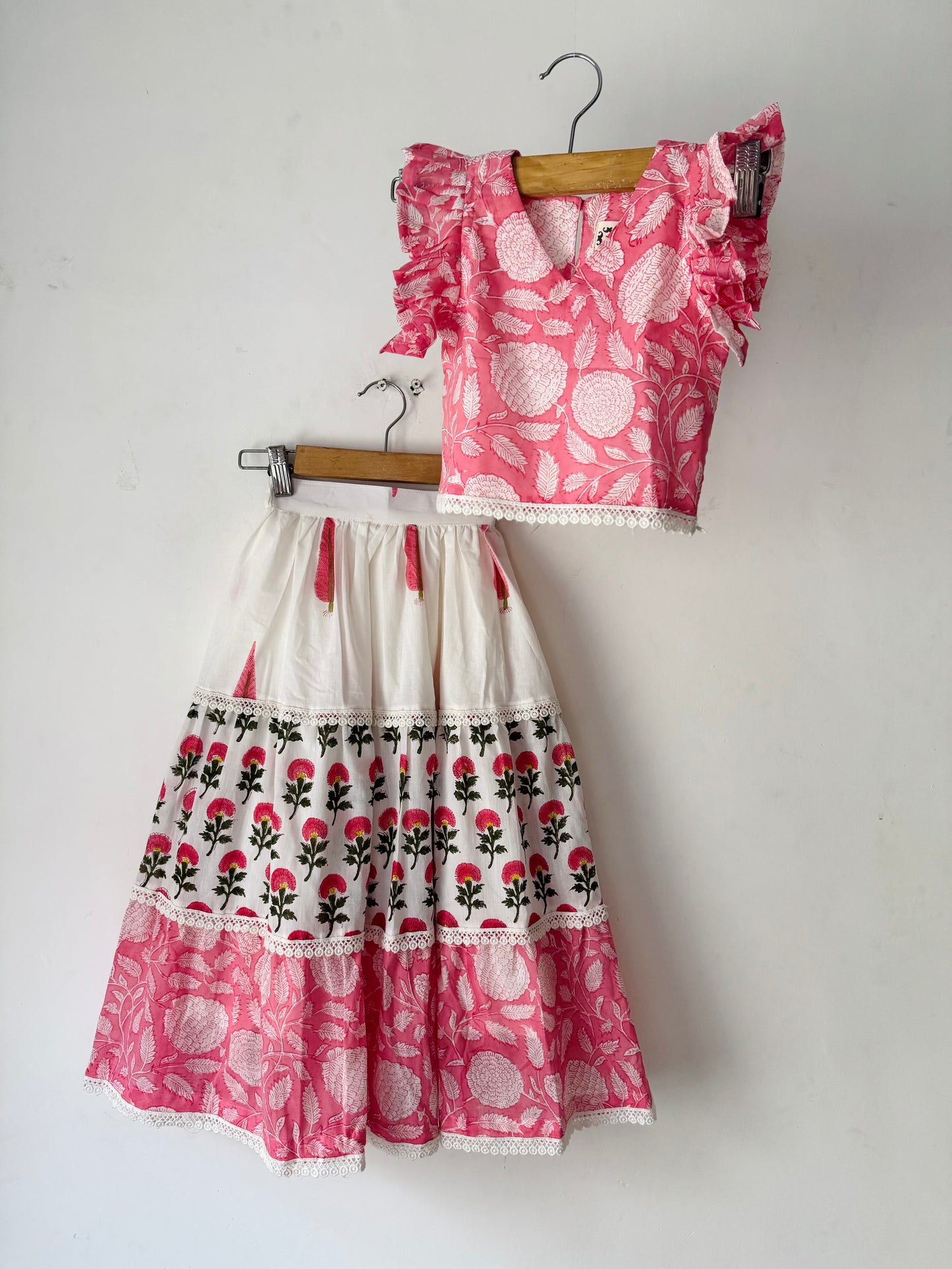 Pink Flora Mini Twin Set