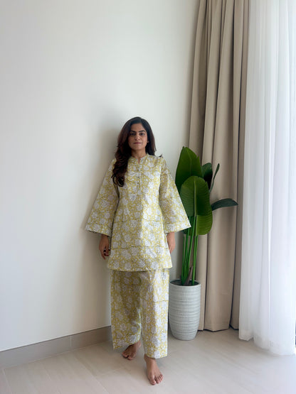 Sage Farshi Salwar Set