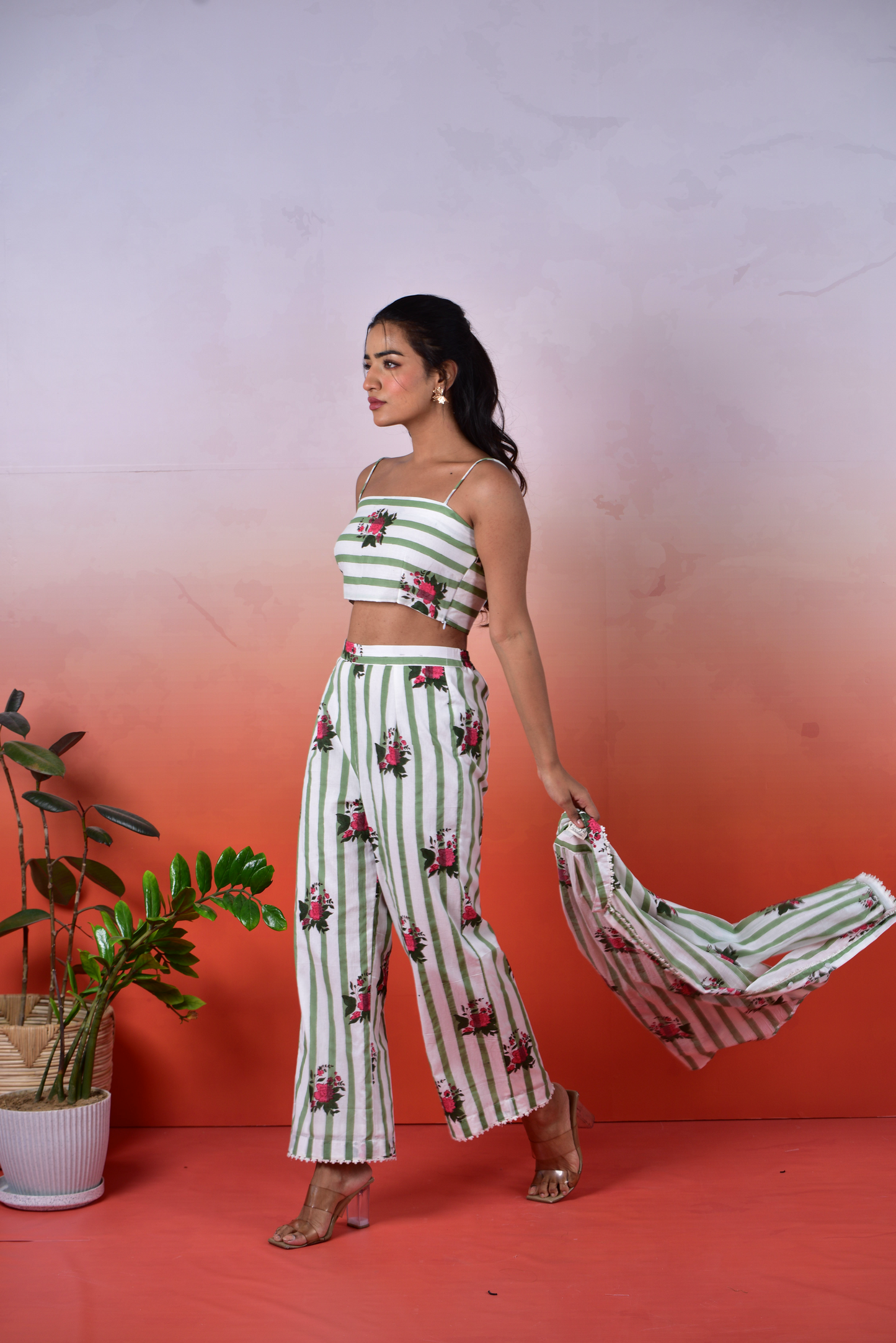 Rosebagh Red Co-ord Set