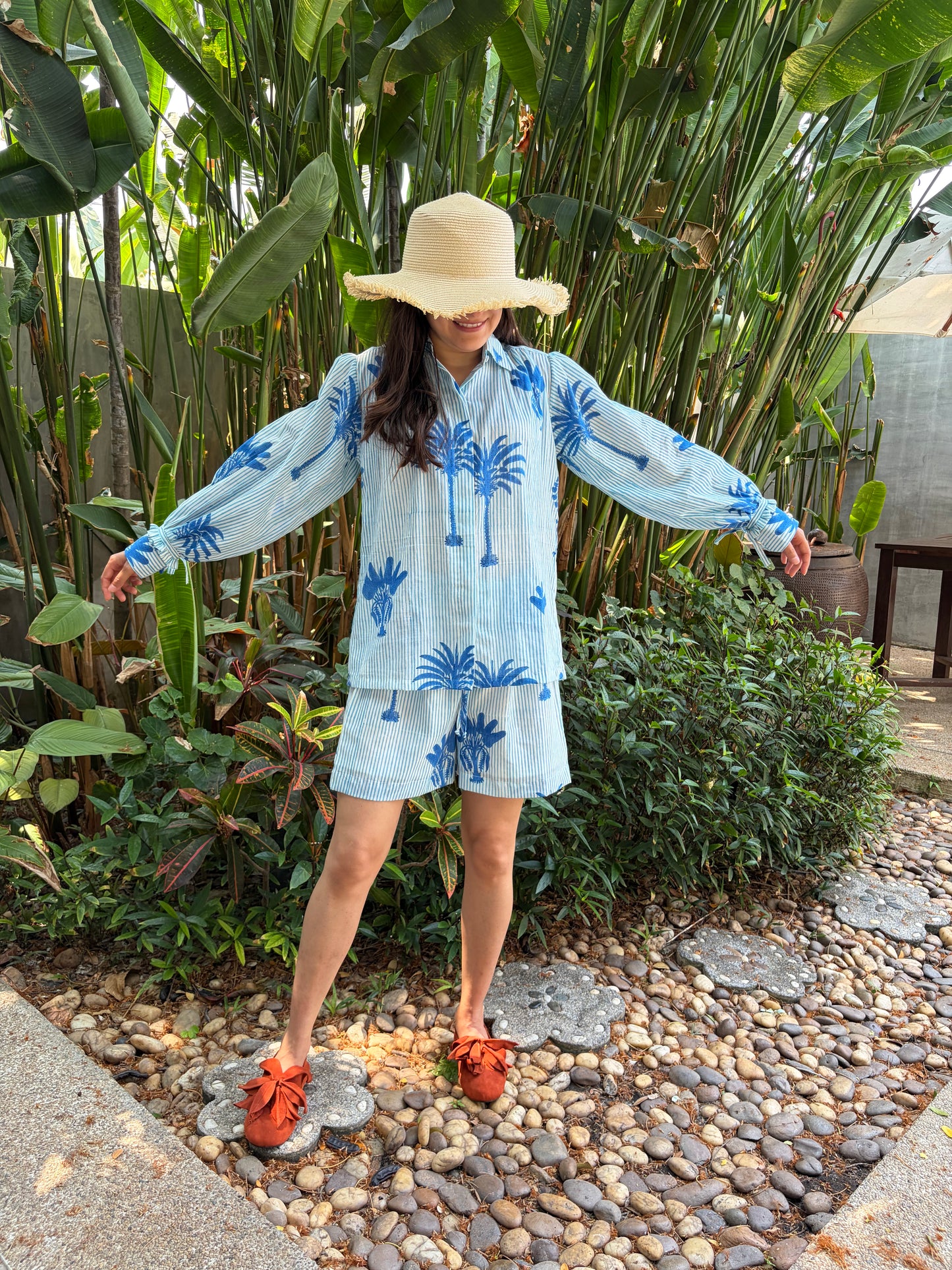 Blue Lagoon Palm Set