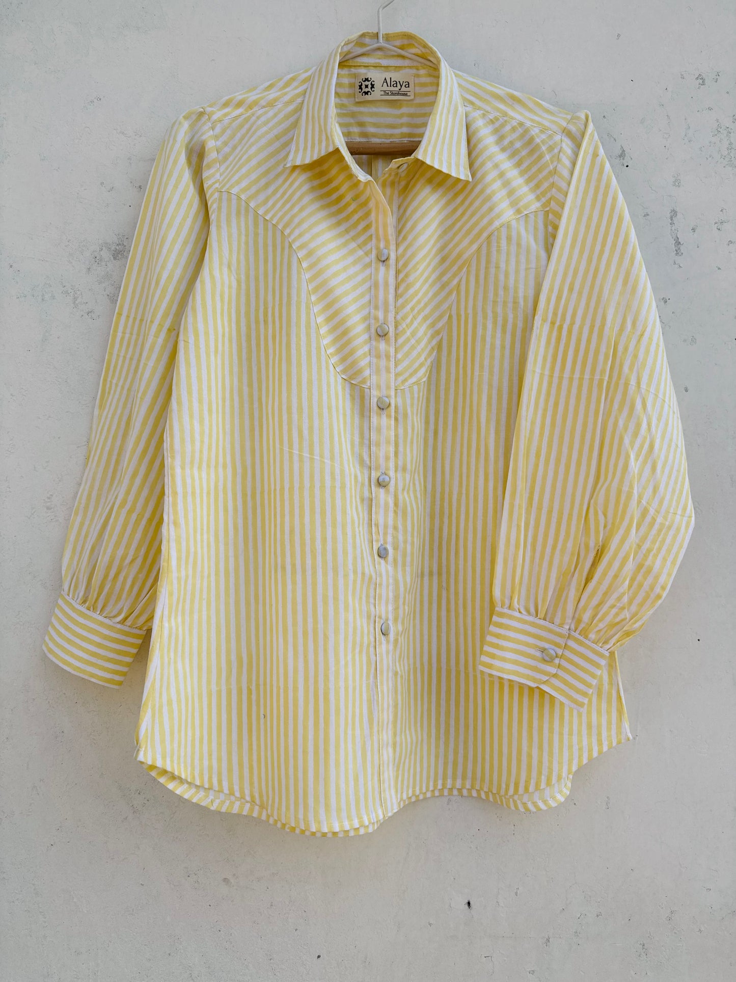 Citrus Breeze Stripe Shirt