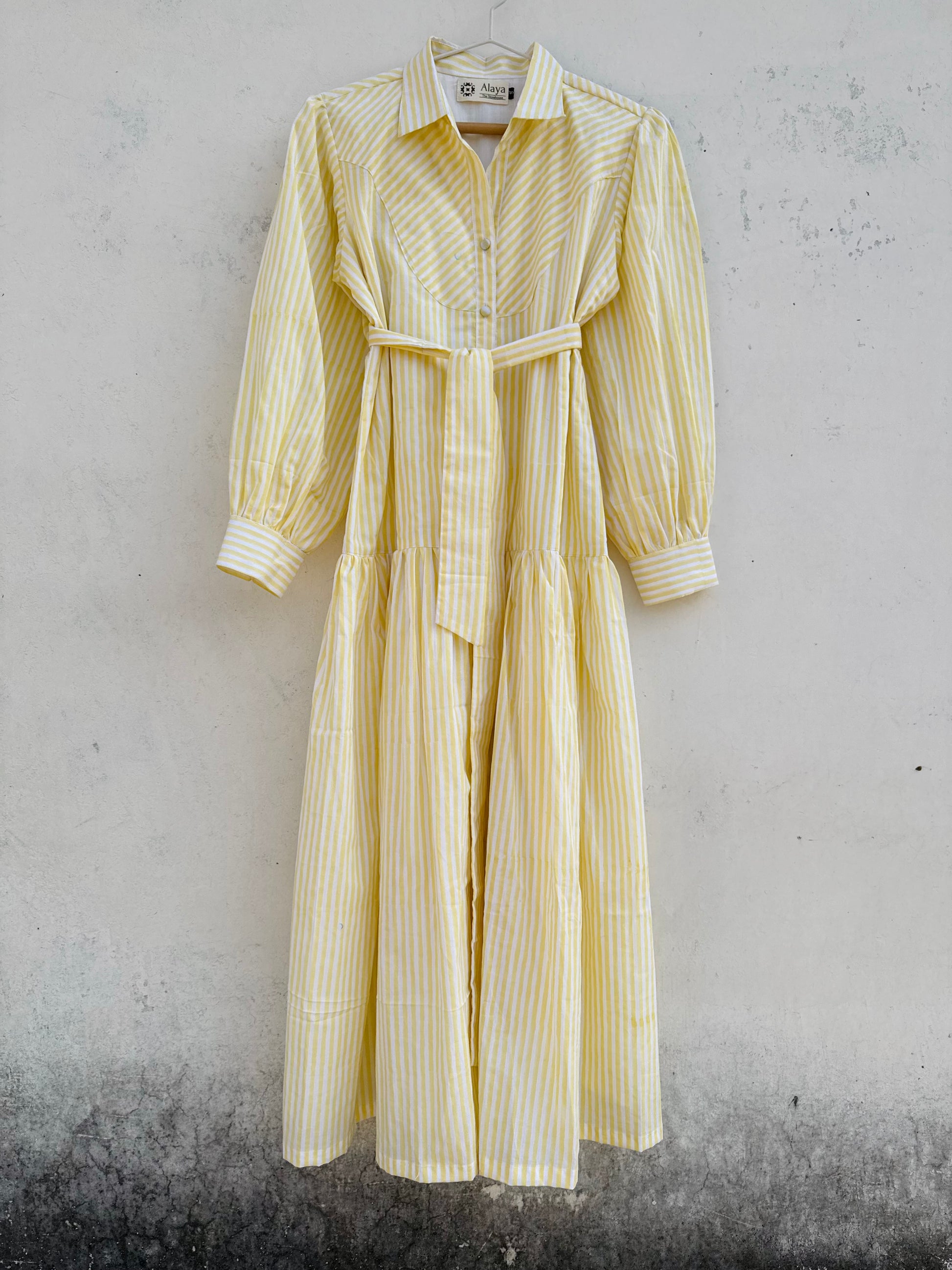 Citrus Breeze Stripe Shirt Dress – Priya Keswani Label Citrus Breeze Stripe Shirt Dress – Priya Keswani Label