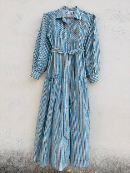 Skyfall Stripe Shirt Dress