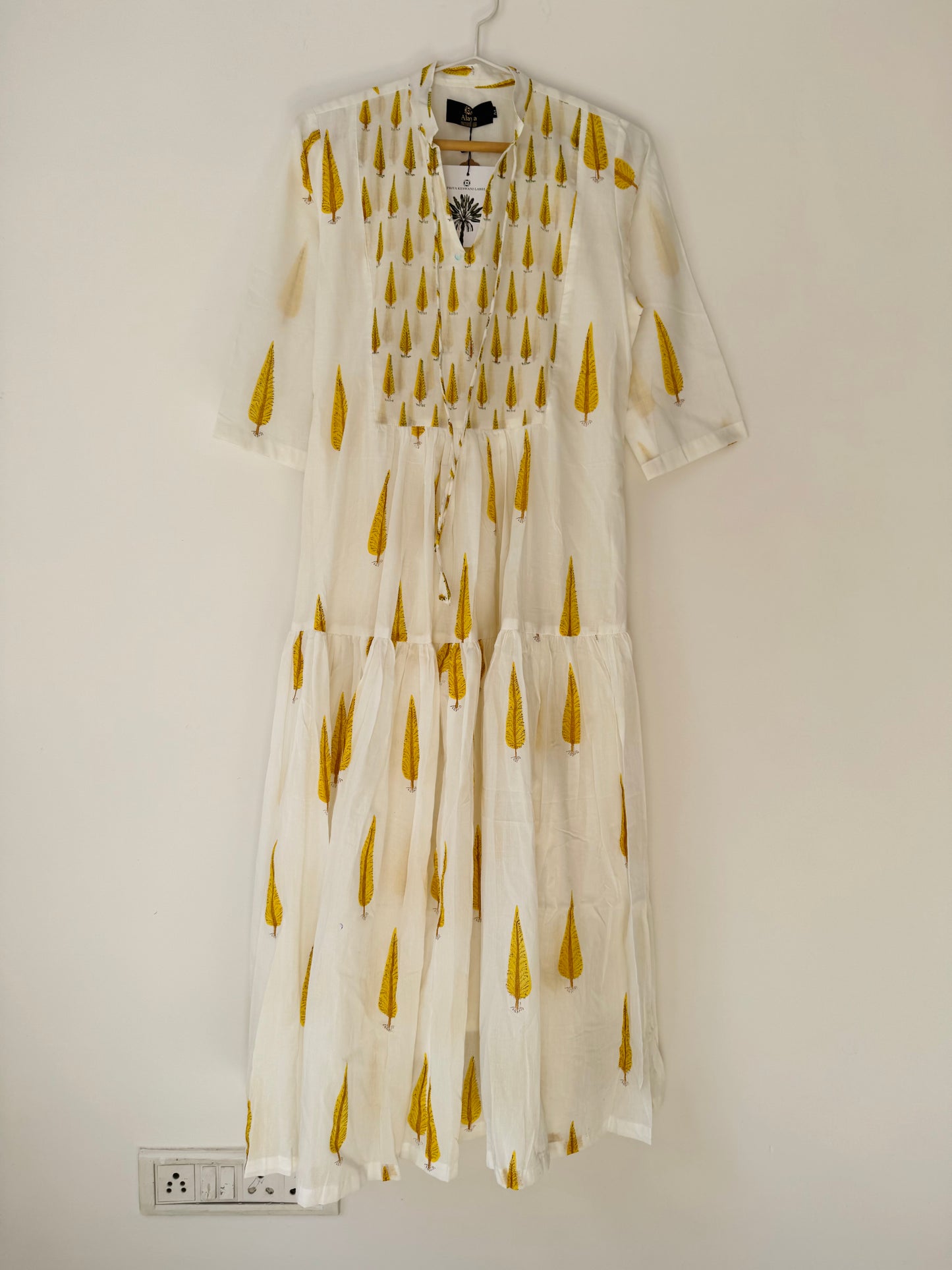 Yellow Cypress Kurta - S