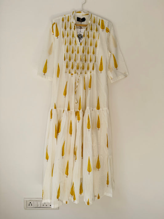 Yellow Cypress Kurta - S