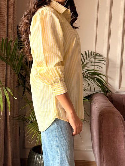 Citrus Breeze Stripe Shirt