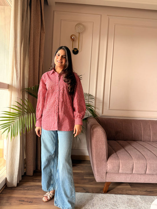 Red Gingham Shirt