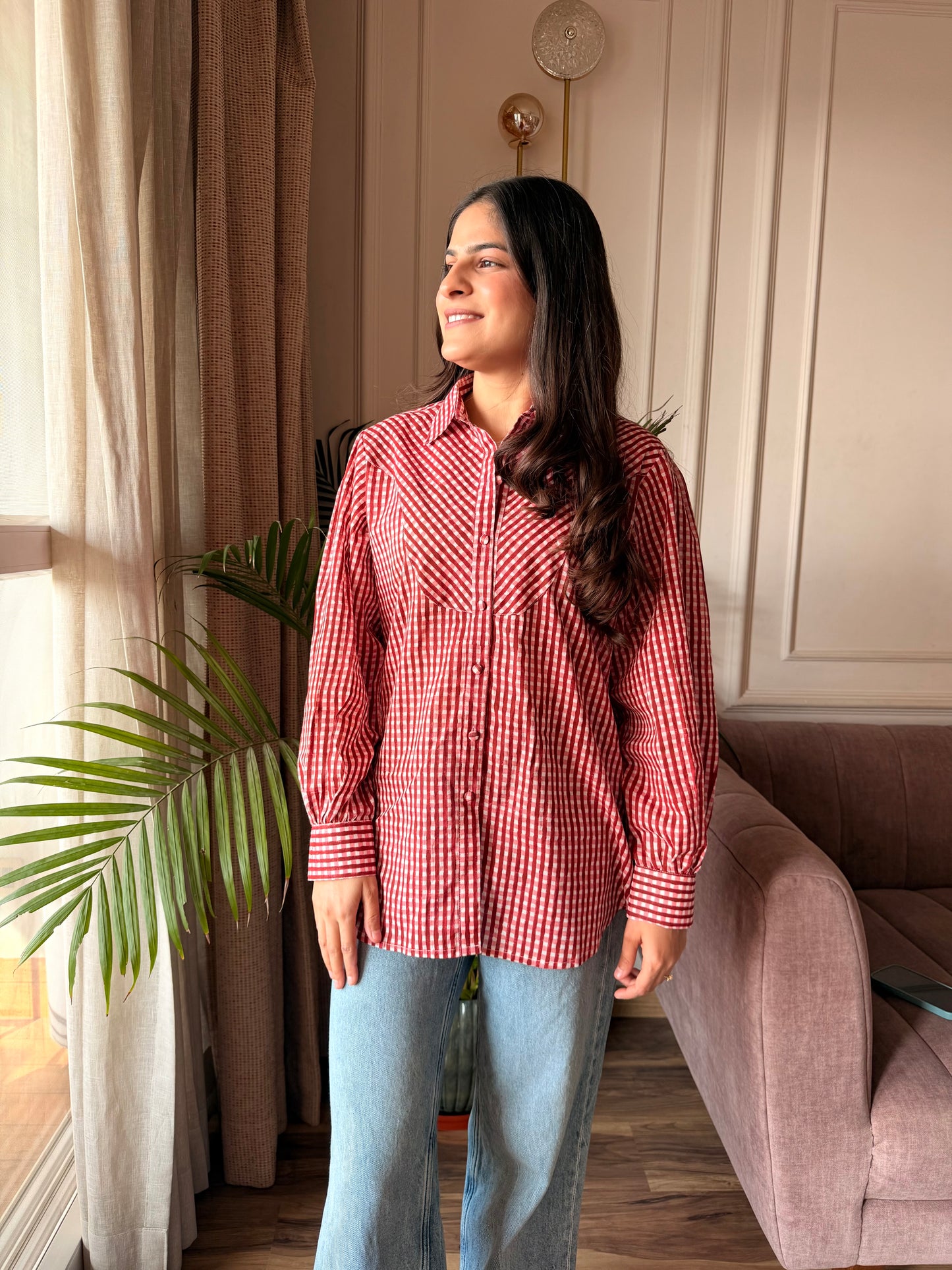 Red Gingham Shirt
