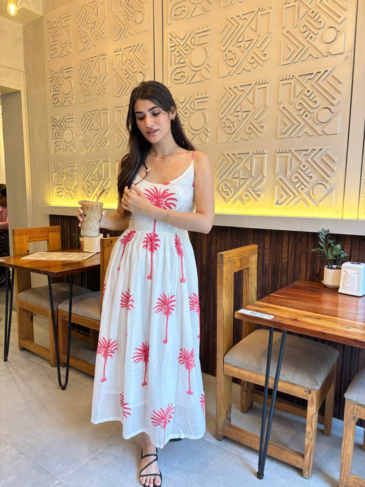 Rose Palm Dress