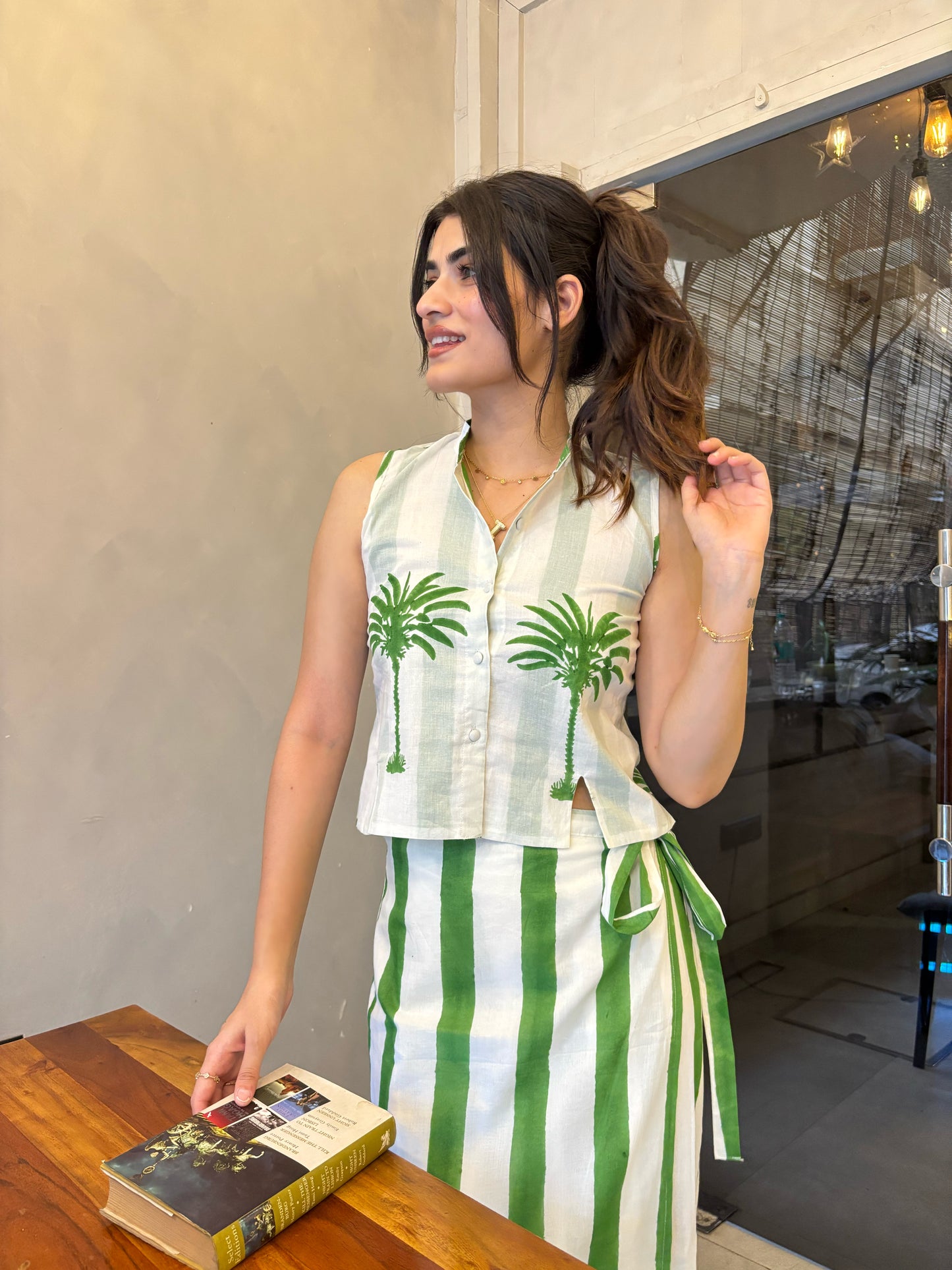 Green Palm Escape Wrap Set