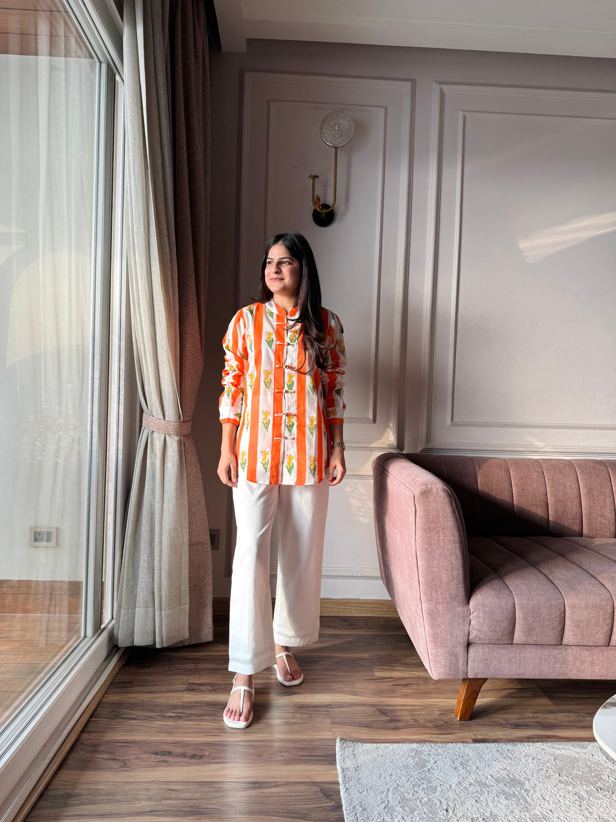 Tangerine -  Orange and Yellow Top