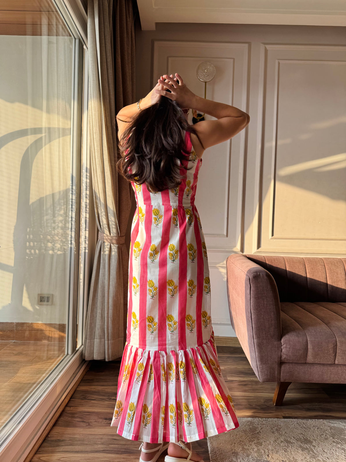 Pink Lemonade -  Pink Floral Dress