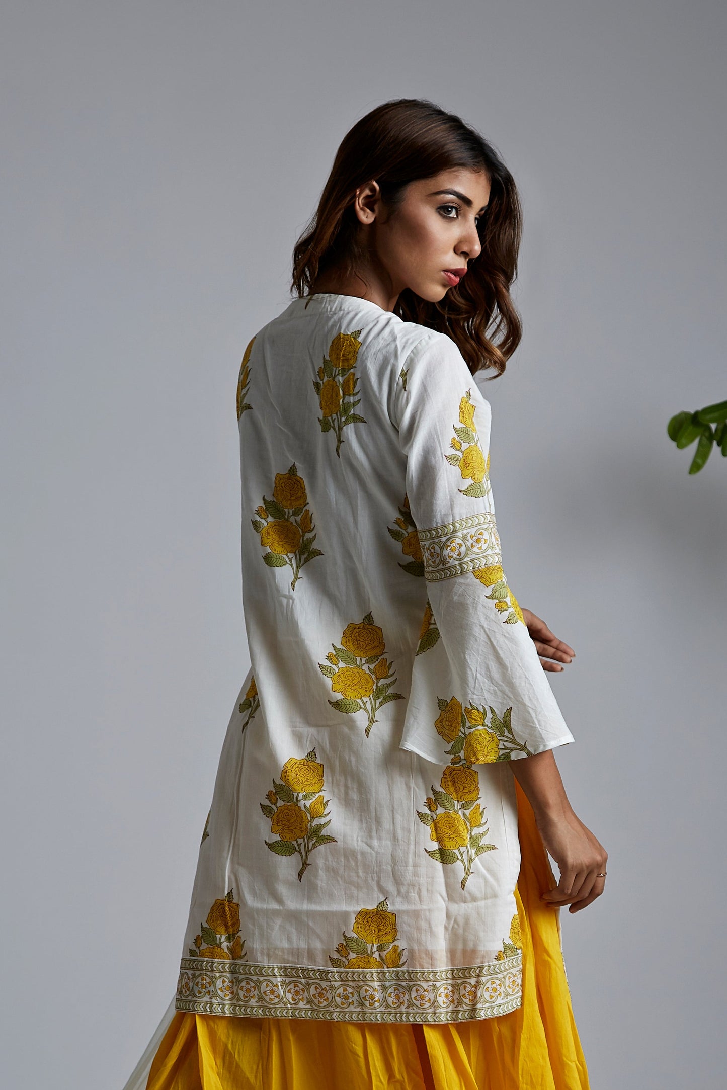Yellow Rose Kurta - XXL