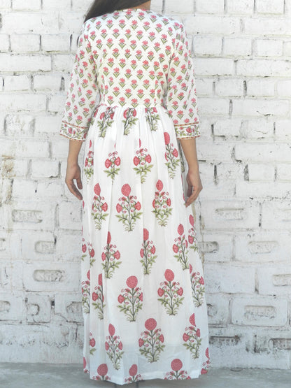 Red Floral Maxi