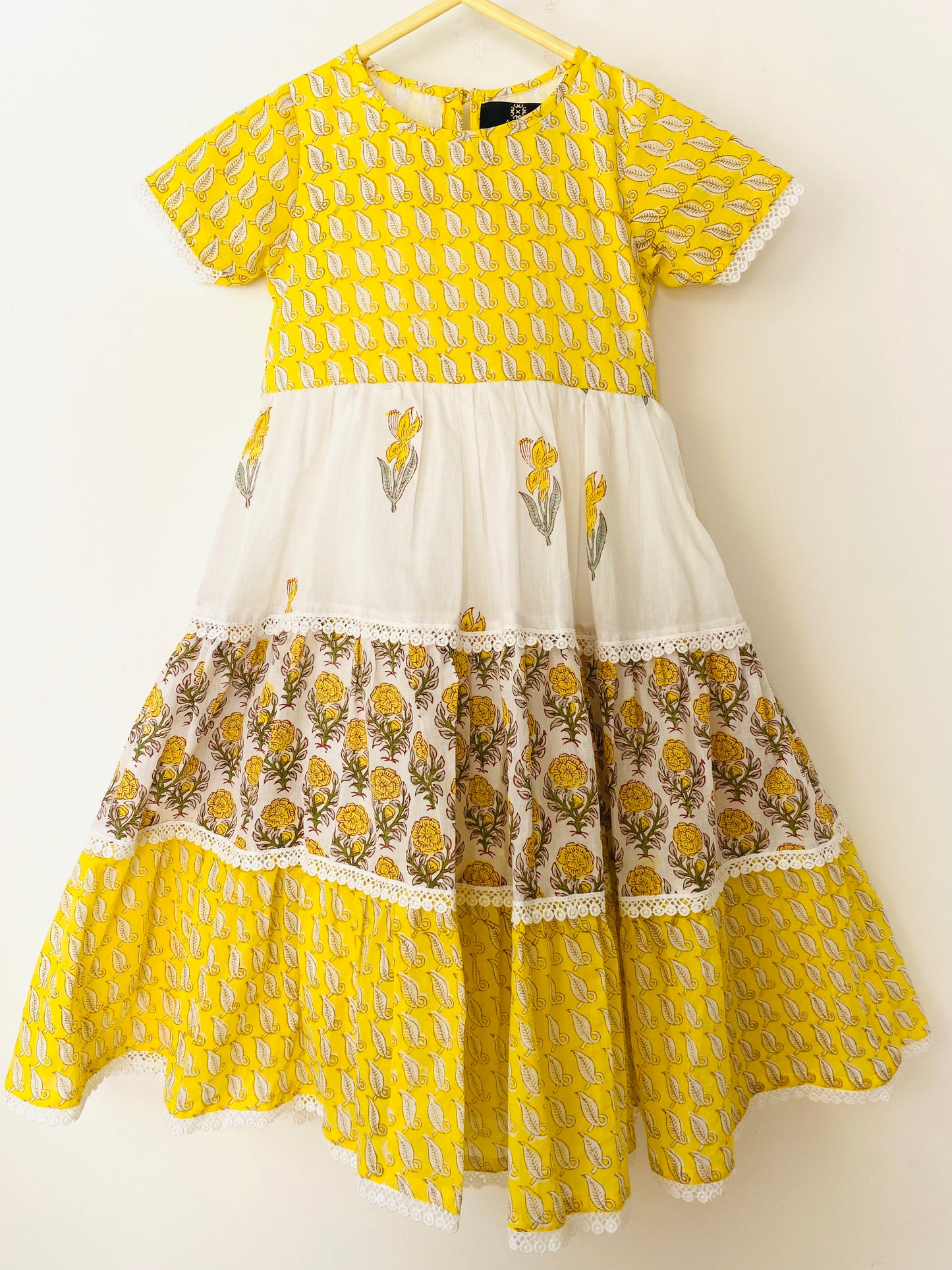 Lemon Mini Flora Mini Dress