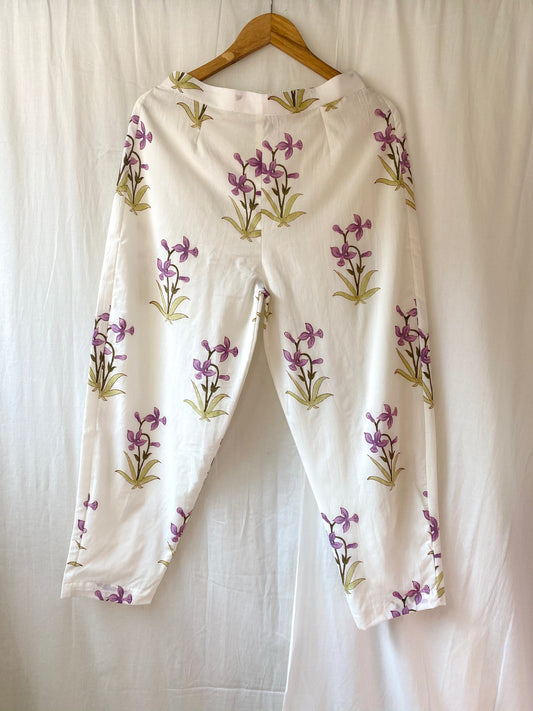 Lilac Lily Blockprinted Pants